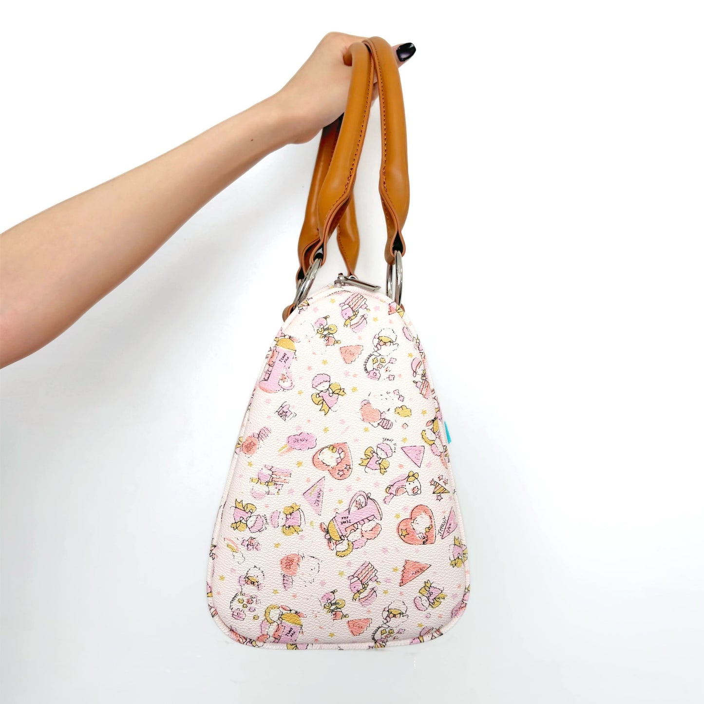 Carryall Bag / Pink cartoon / ハンドバック