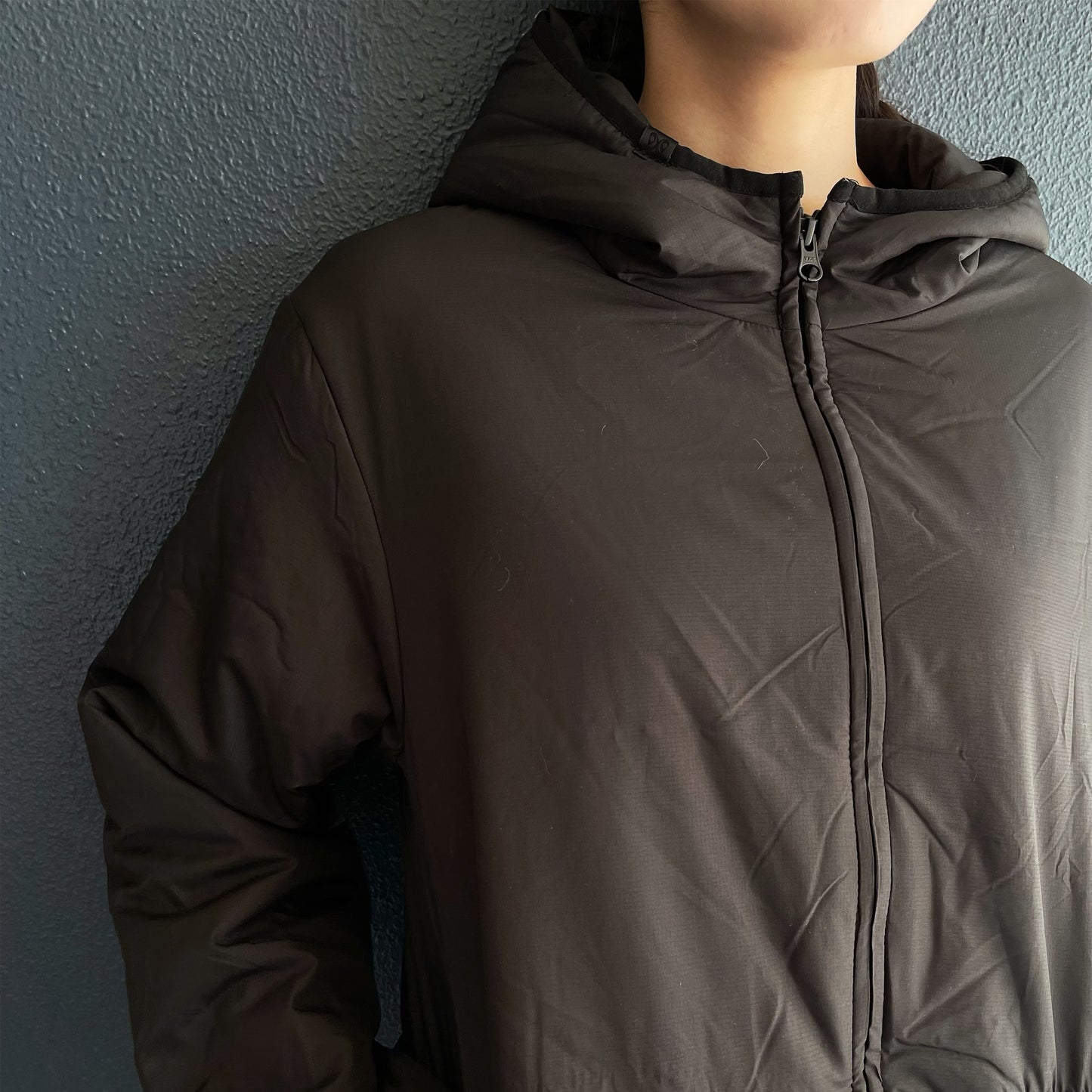 Volume Puffer Jacket / Black / ギャザーパフジャケット