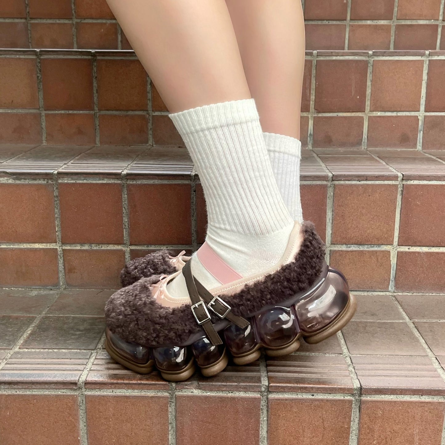 NEW JEWELRY FUR BALLET / MOCA / ファーバレエシューズ