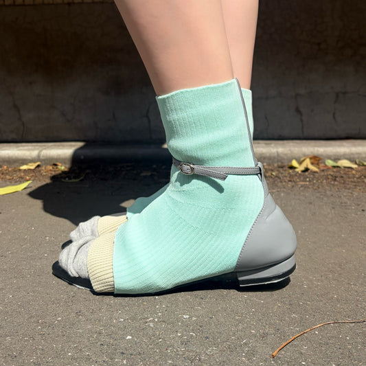 SOCKS PLUS PLUS / MINT / ソックスストラップシューズ