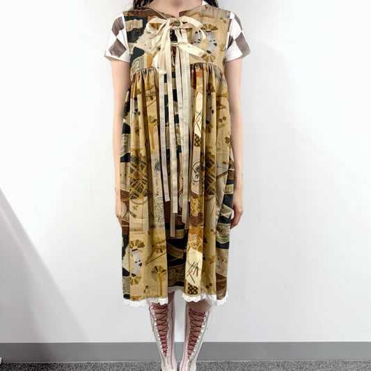 Memory Dress / Brown / ノースリーブドレス