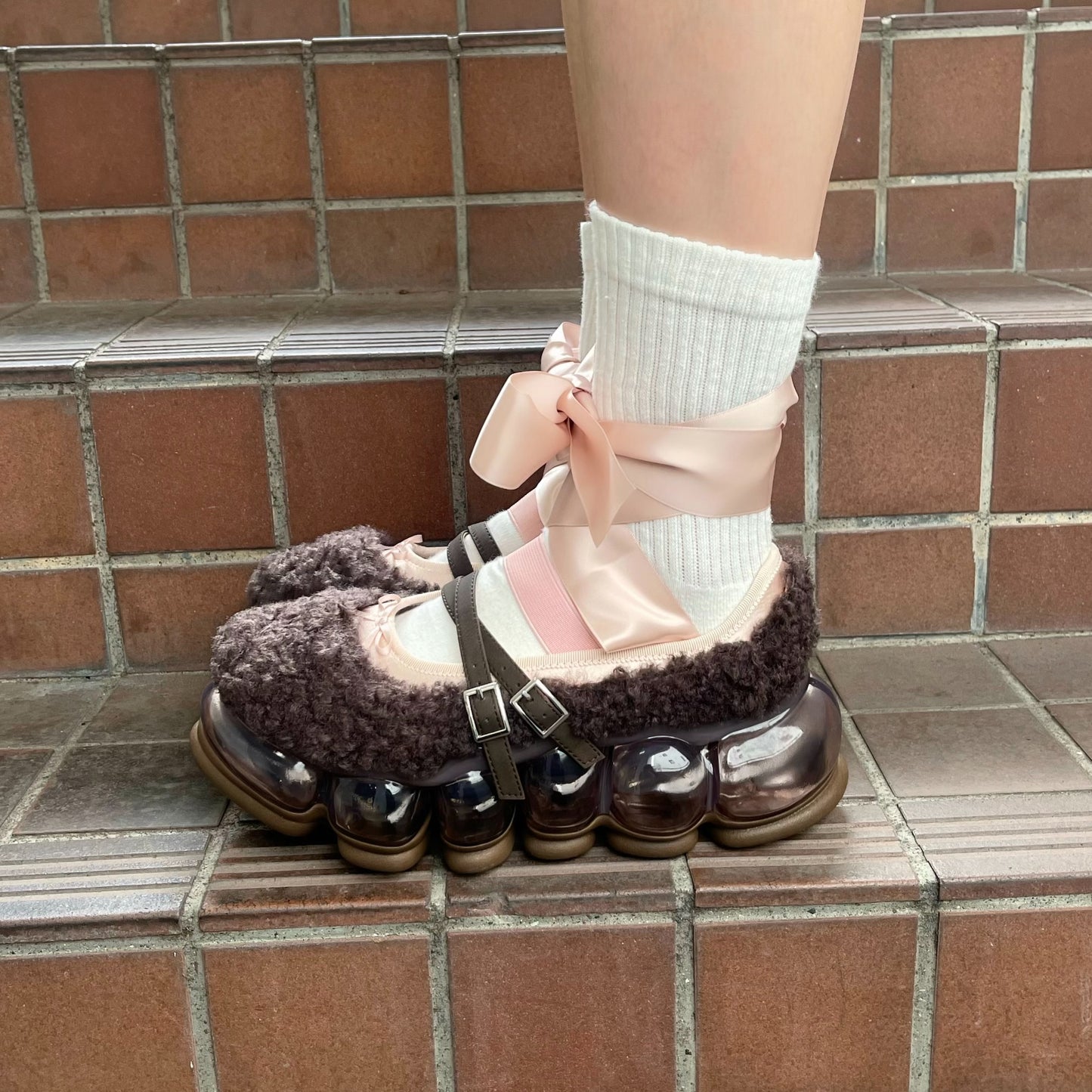 NEW JEWELRY FUR BALLET / MOCA / ファーバレエシューズ