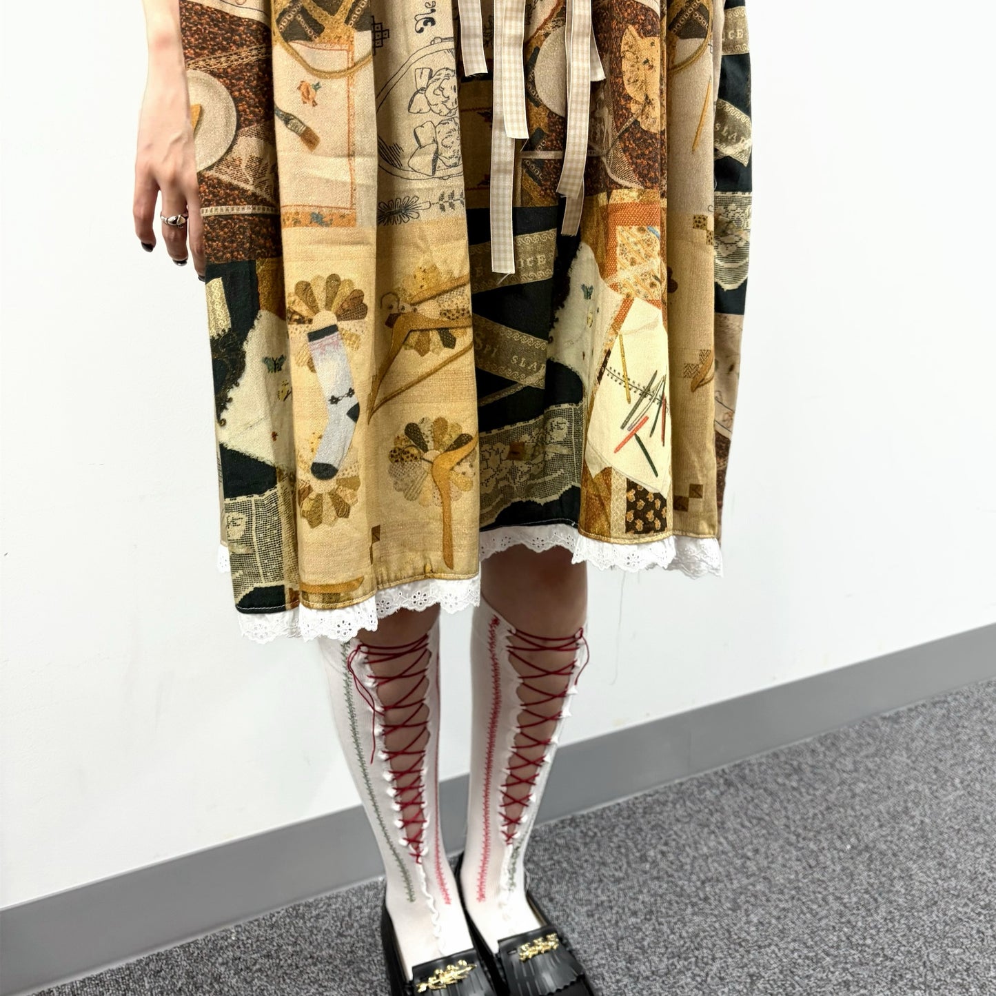 Memory Dress / Brown / ノースリーブドレス