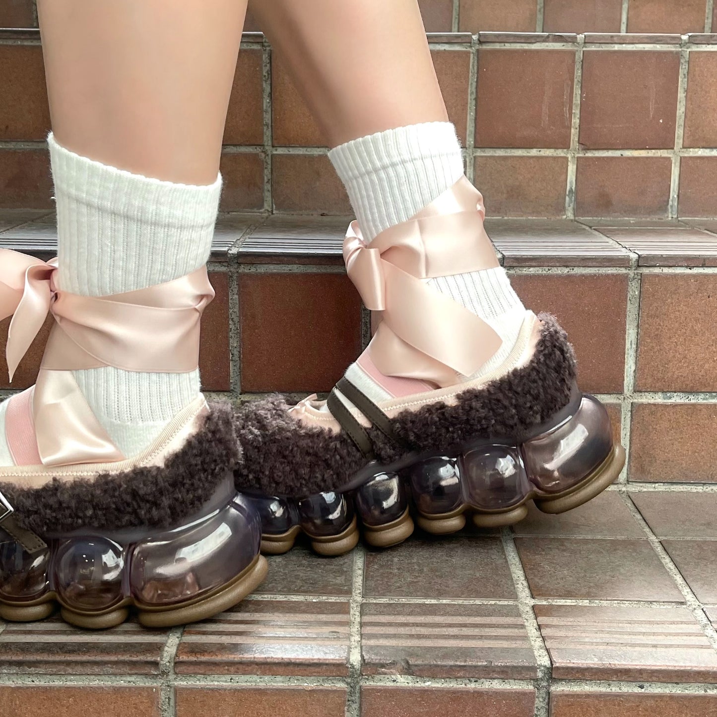 NEW JEWELRY FUR BALLET / MOCA / ファーバレエシューズ
