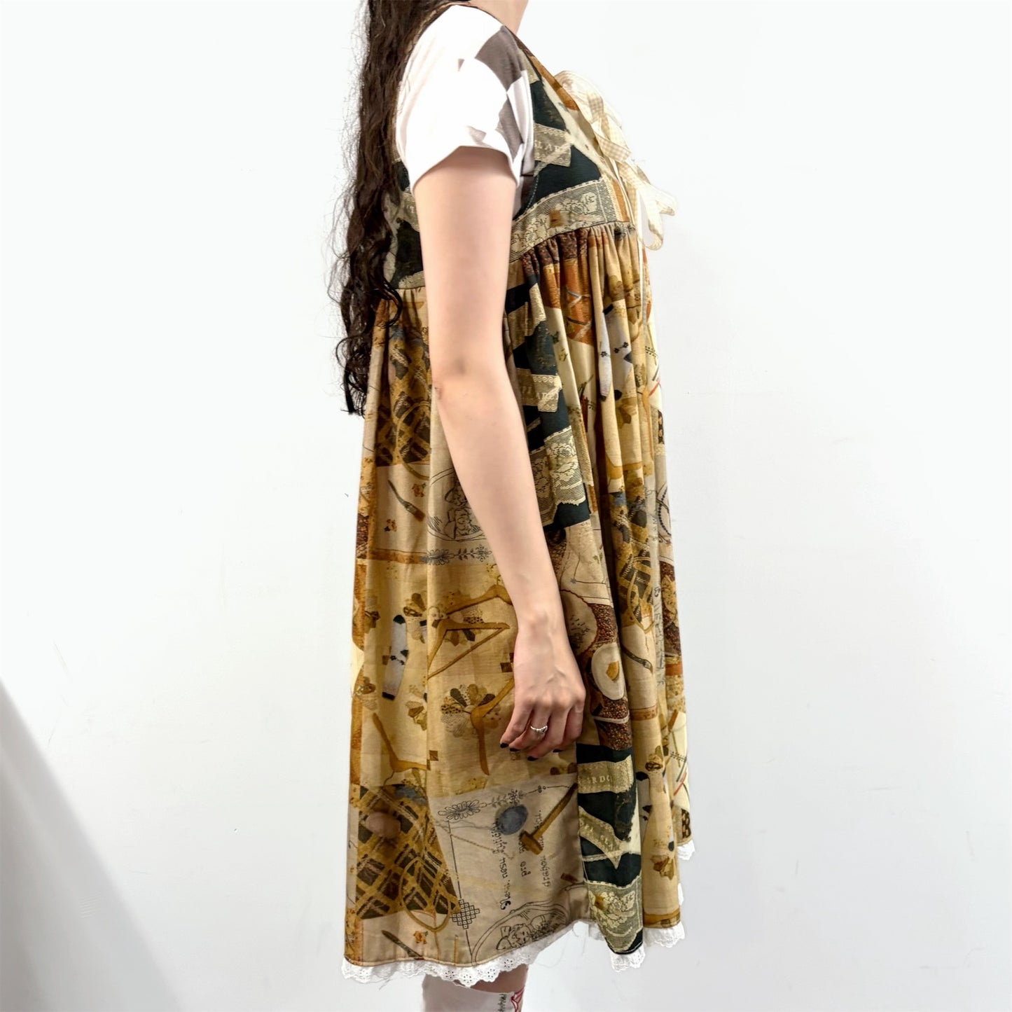 Memory Dress / Brown / ノースリーブドレス