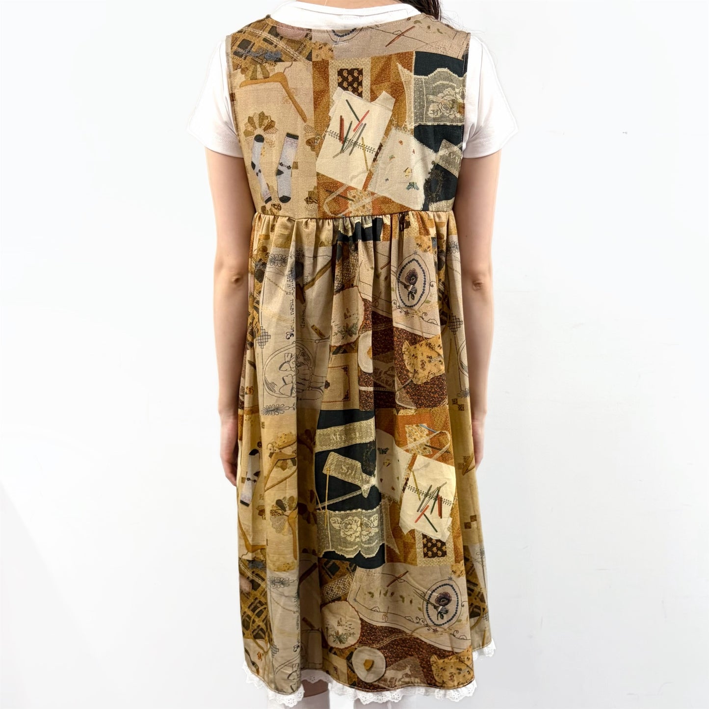 Memory Dress / Brown / ノースリーブドレス