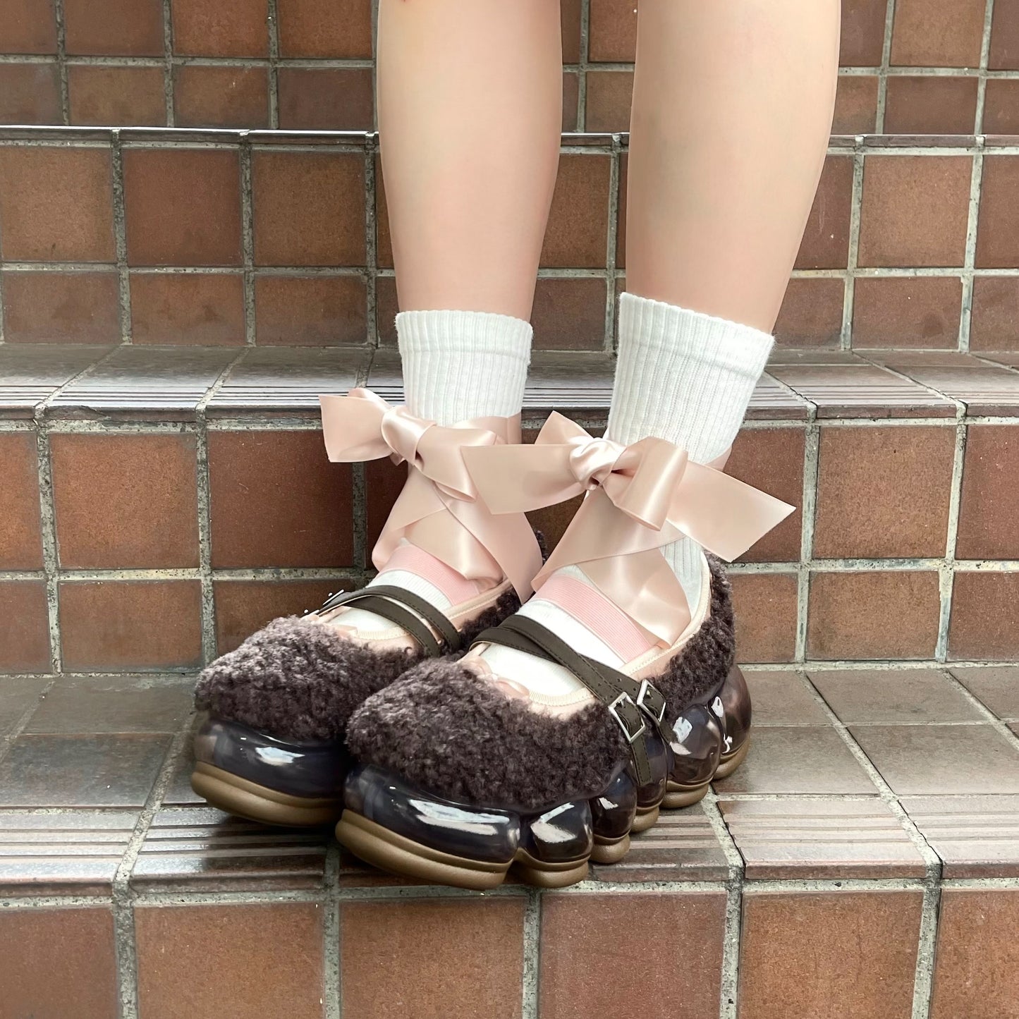 NEW JEWELRY FUR BALLET / MOCA / ファーバレエシューズ