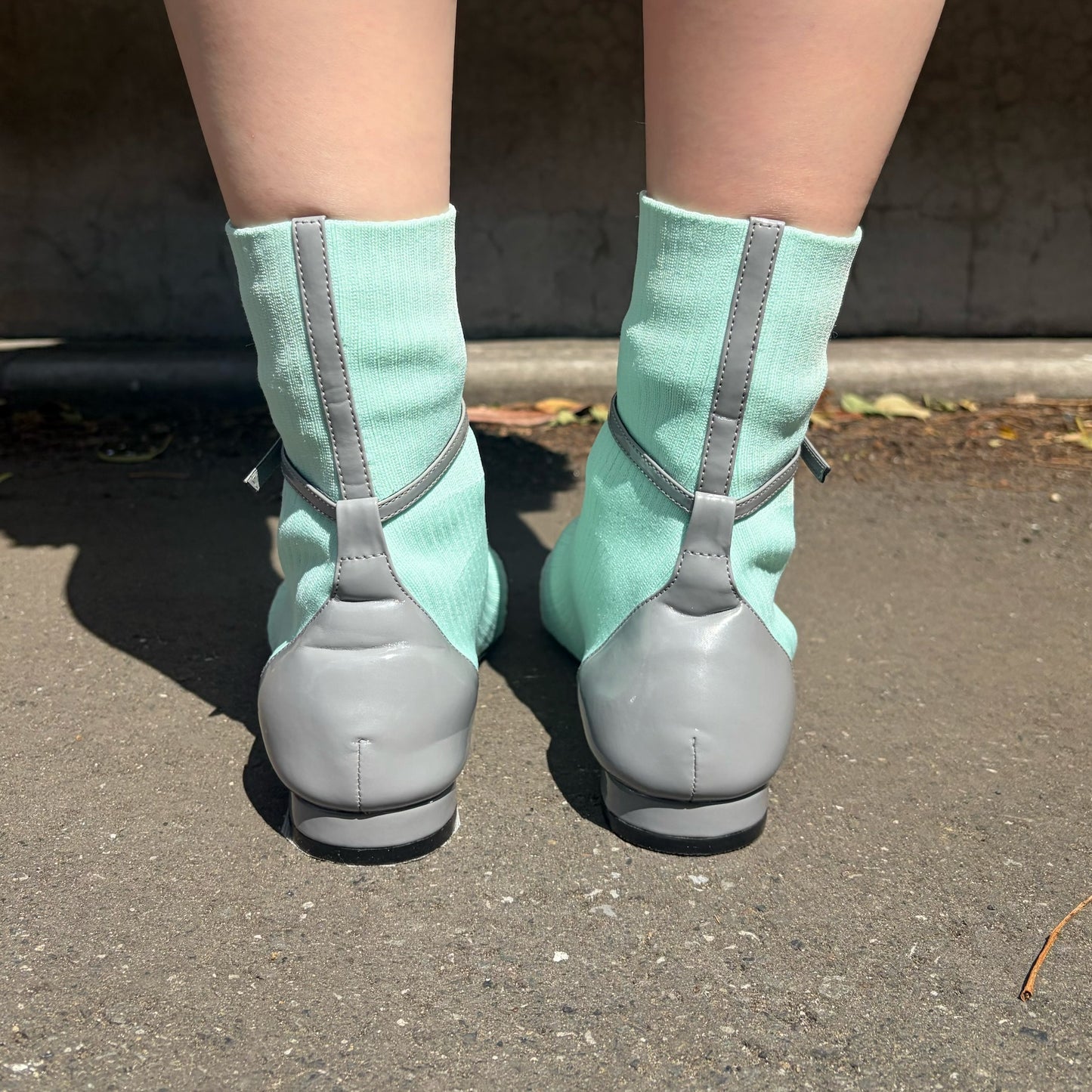 SOCKS PLUS PLUS / MINT / ソックスストラップシューズ