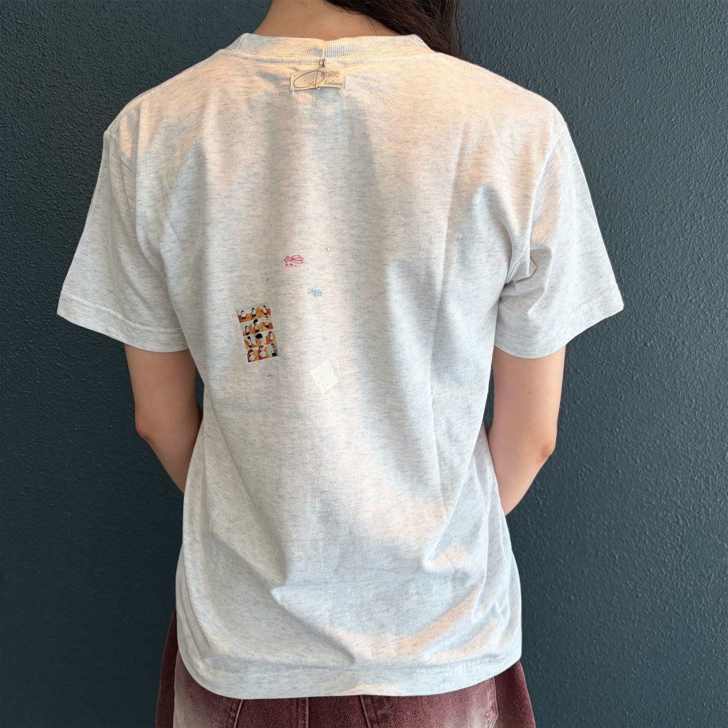 We are 友 T-shirt / ash gray / プリントTシャツ