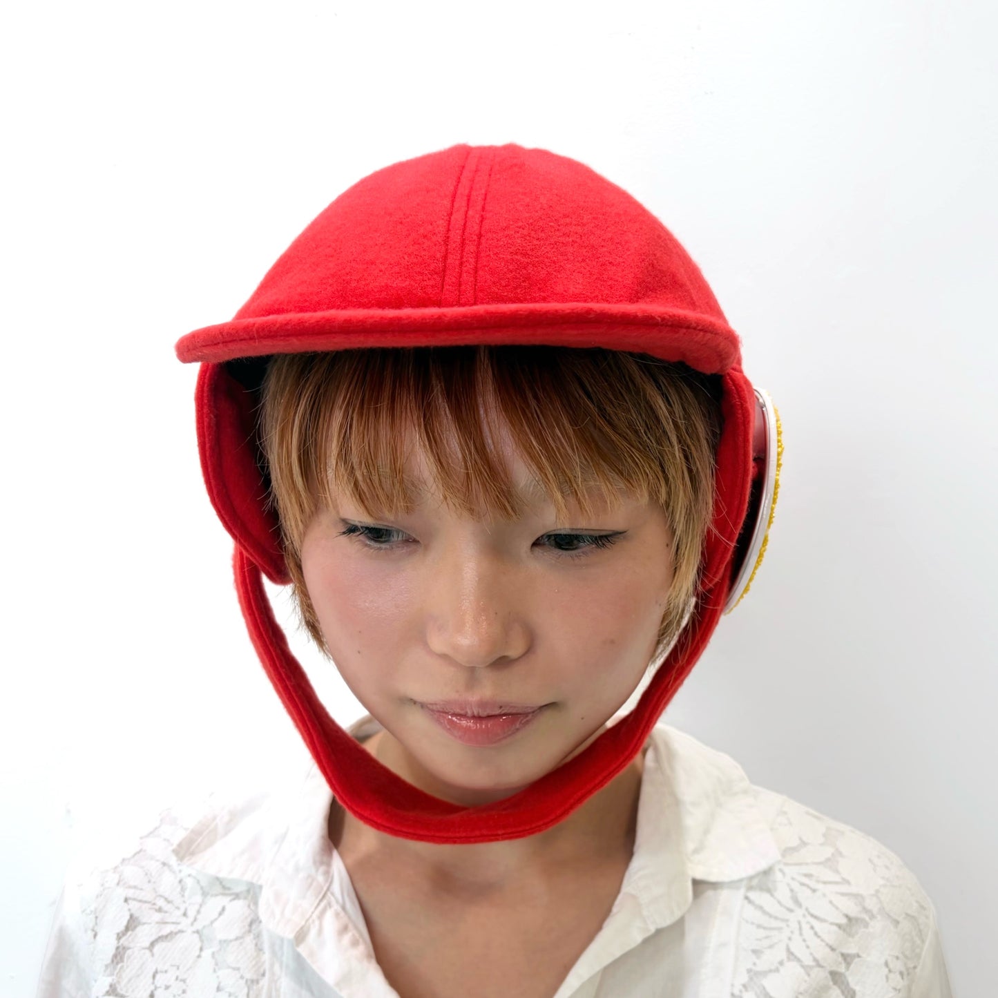 NEUTRAL CAP / RED / 耳当てキャップ