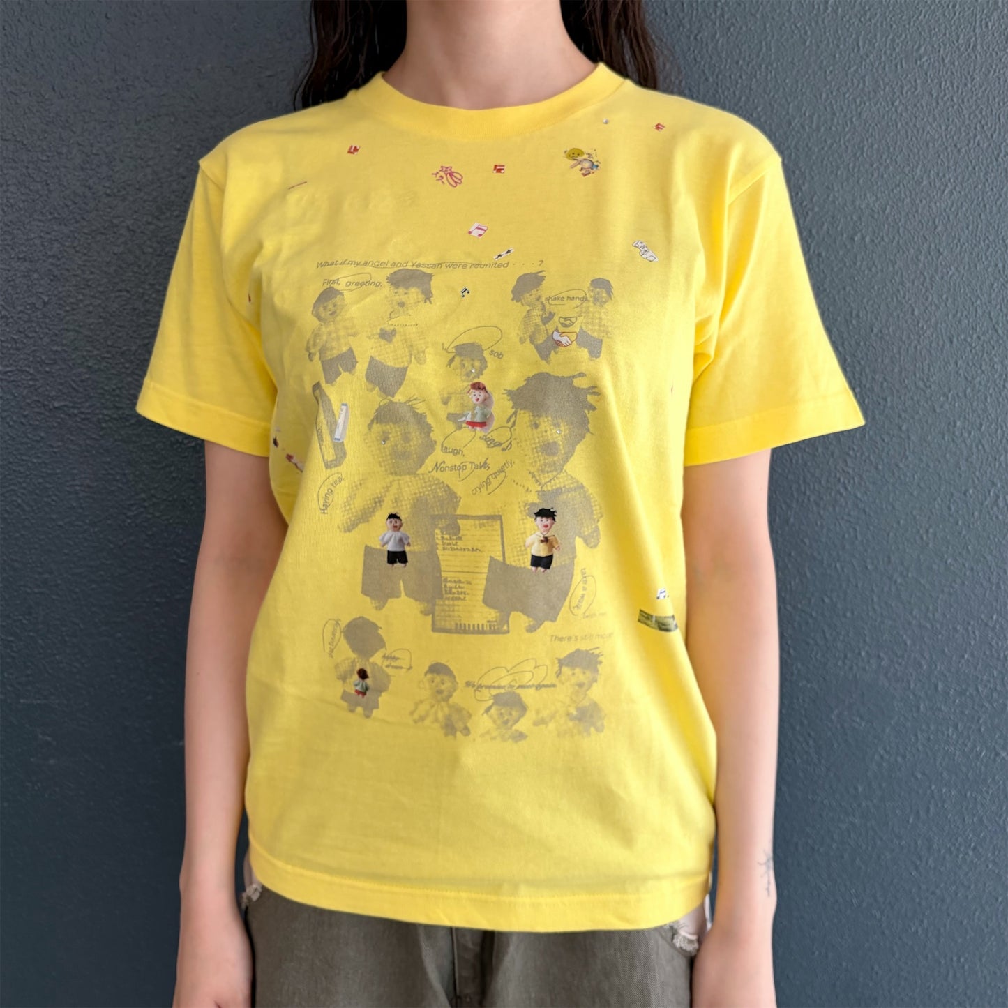 We are 友 T-shirt / Yellow / プリントTシャツ