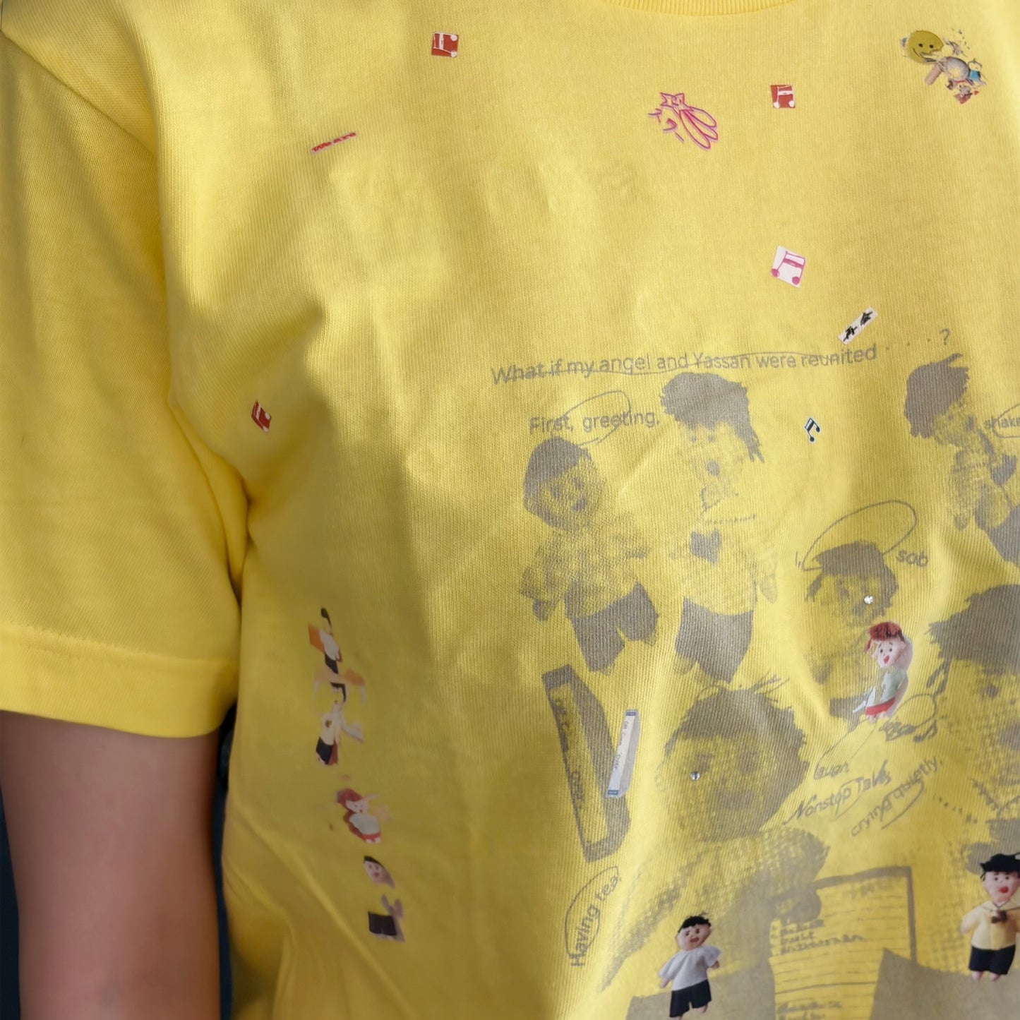 We are 友 T-shirt / Yellow / プリントTシャツ