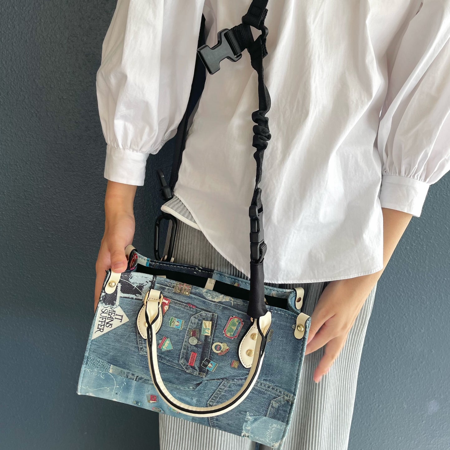 BAG! TROMPE L'OEIL JUV / BLUE / 3WAYバッグ