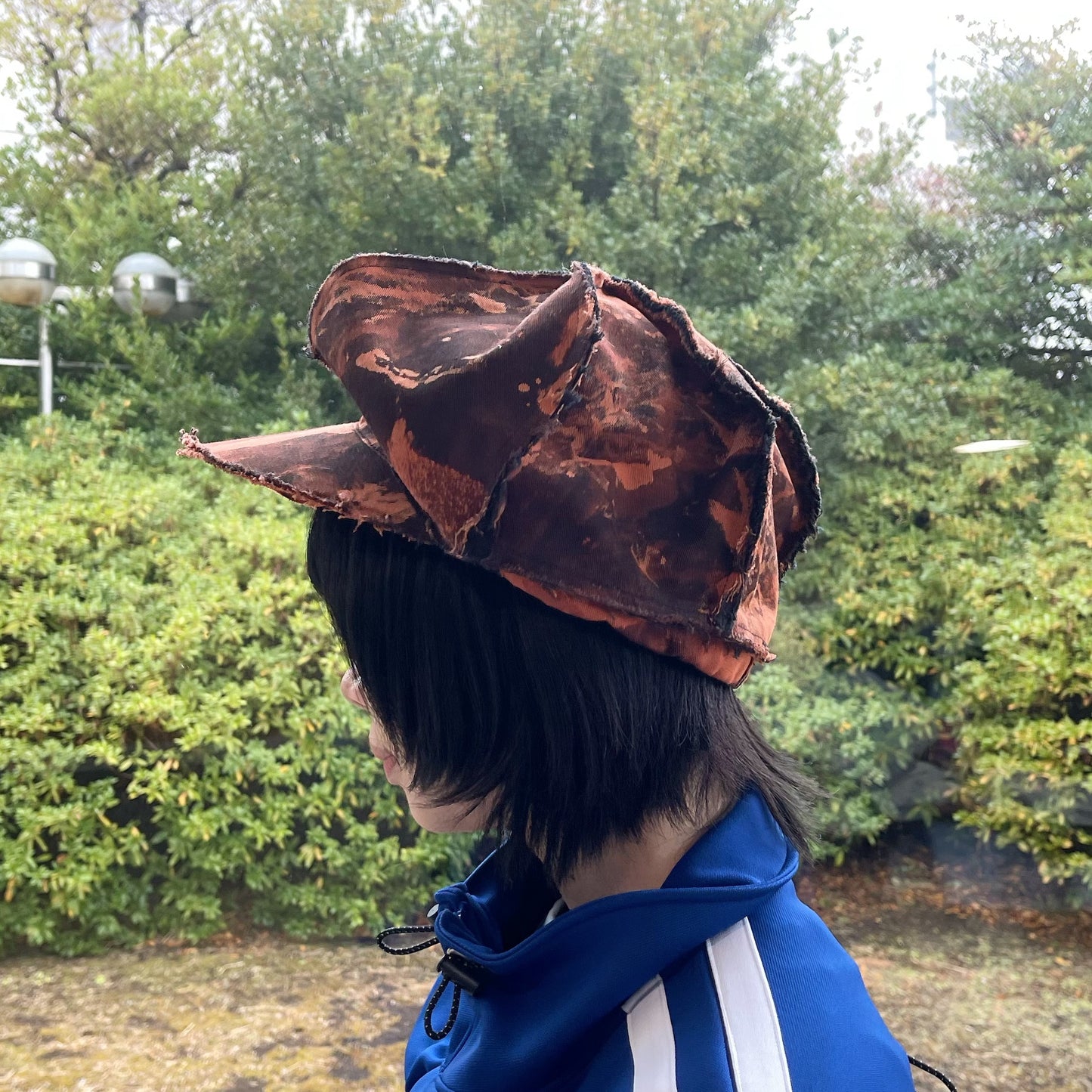 AL CASQUETTE KIDILL × HIZUME / BLACK BLEACH / キャスケット
