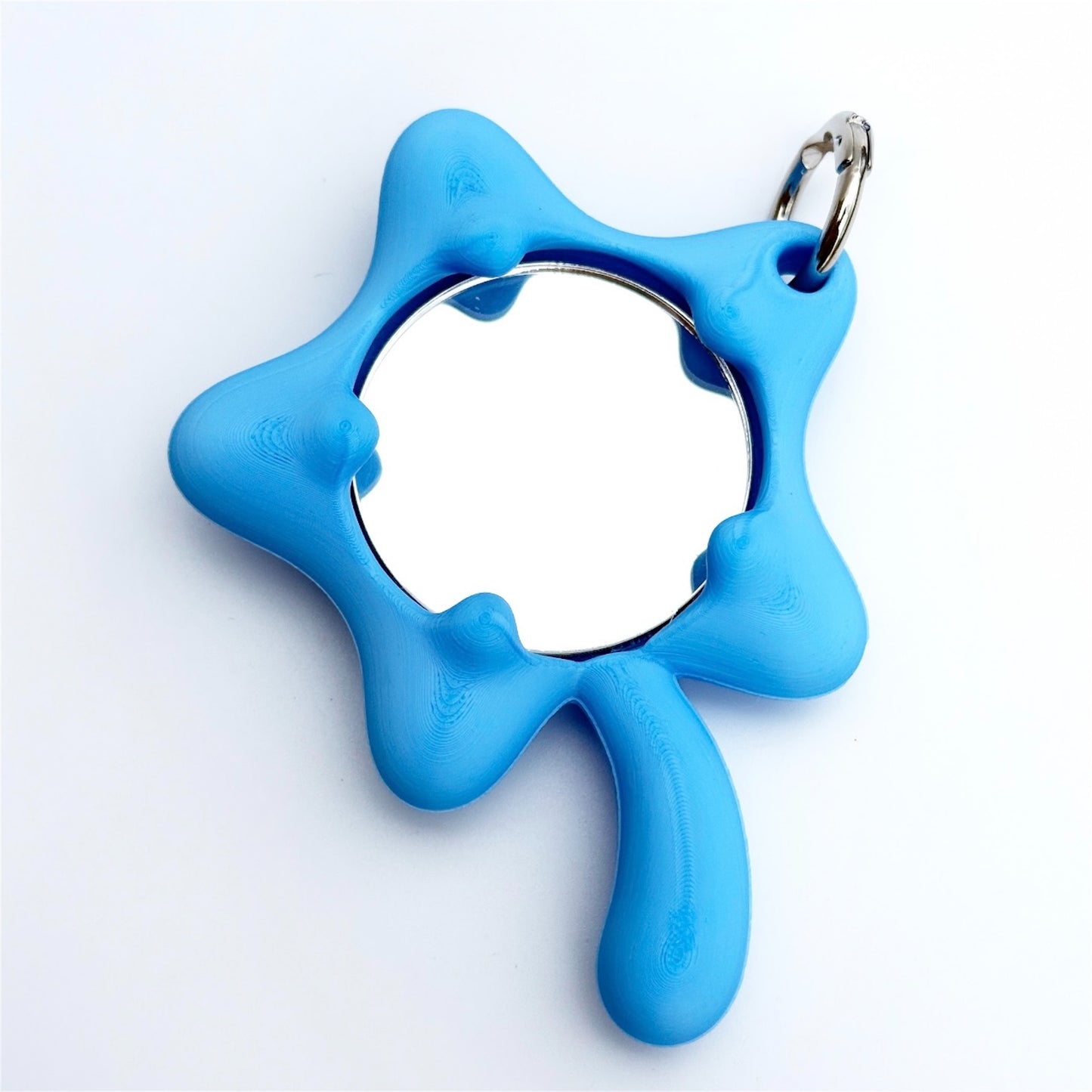 STAR Hand Mirror Keychain / BLUE / スターミラーキーチェーン