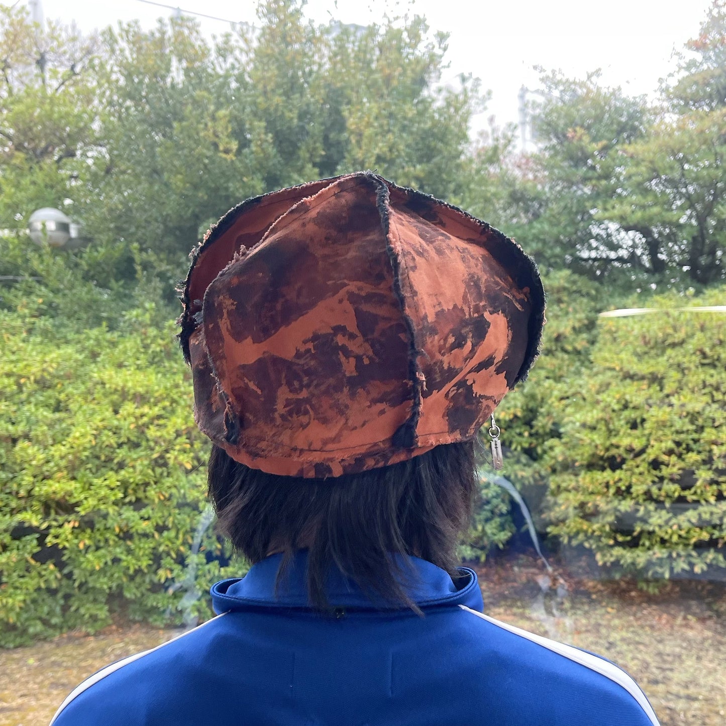 AL CASQUETTE KIDILL × HIZUME / BLACK BLEACH / キャスケット