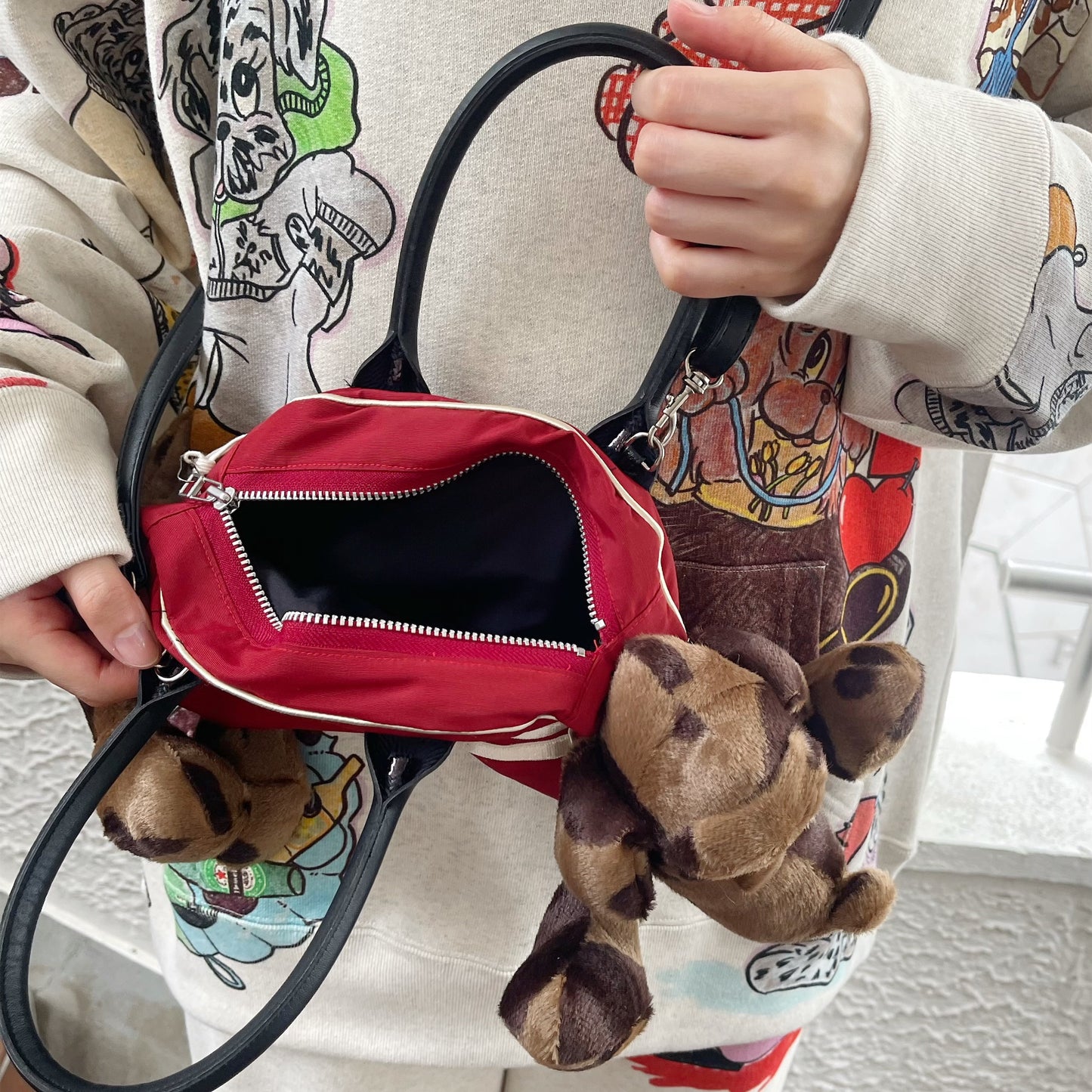 【SHEEP LIMITED】Penetrat dog bag / RED / ドッグバッグ