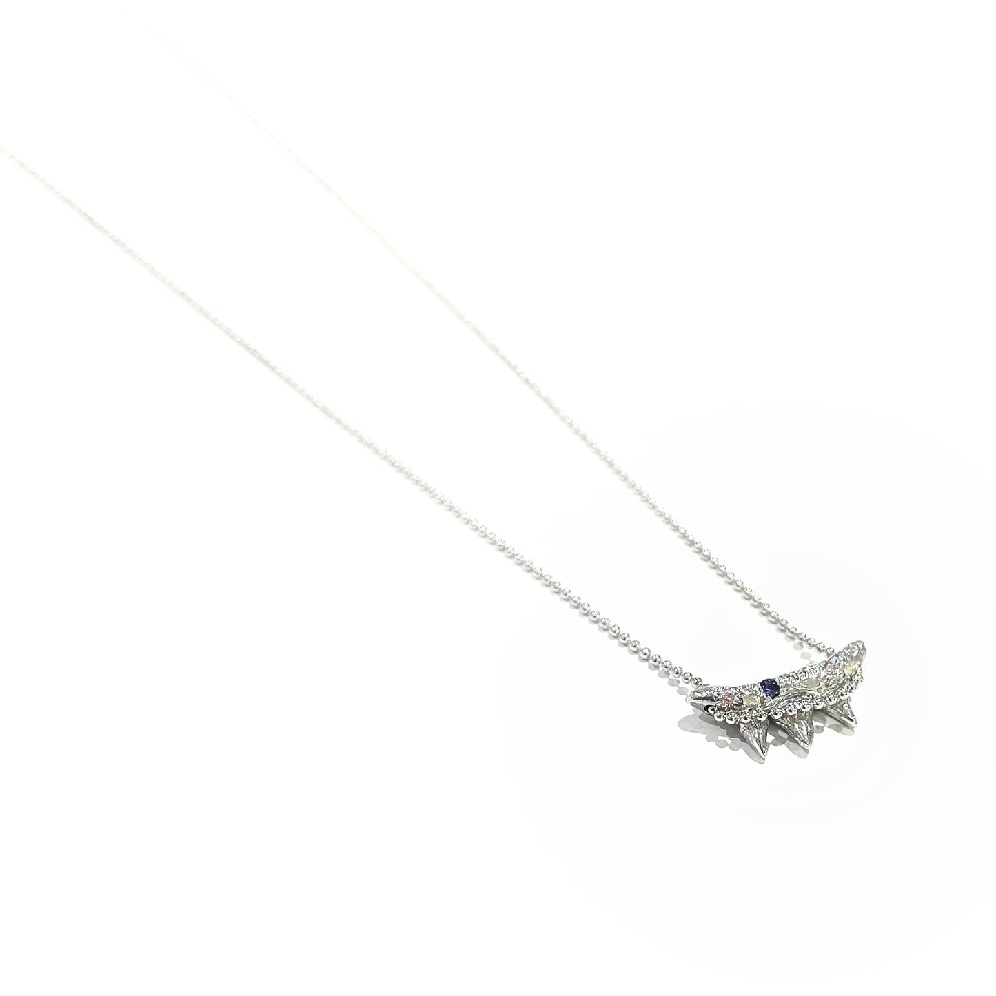 fang necklace / zirconia / 牙ネックレス