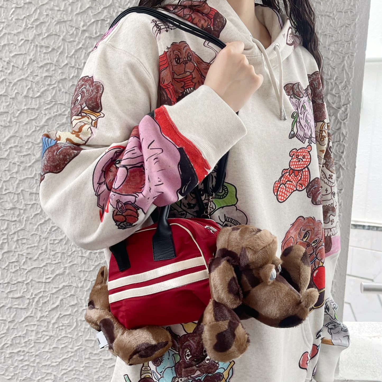 【SHEEP LIMITED】Penetrat dog bag / RED / ドッグバッグ