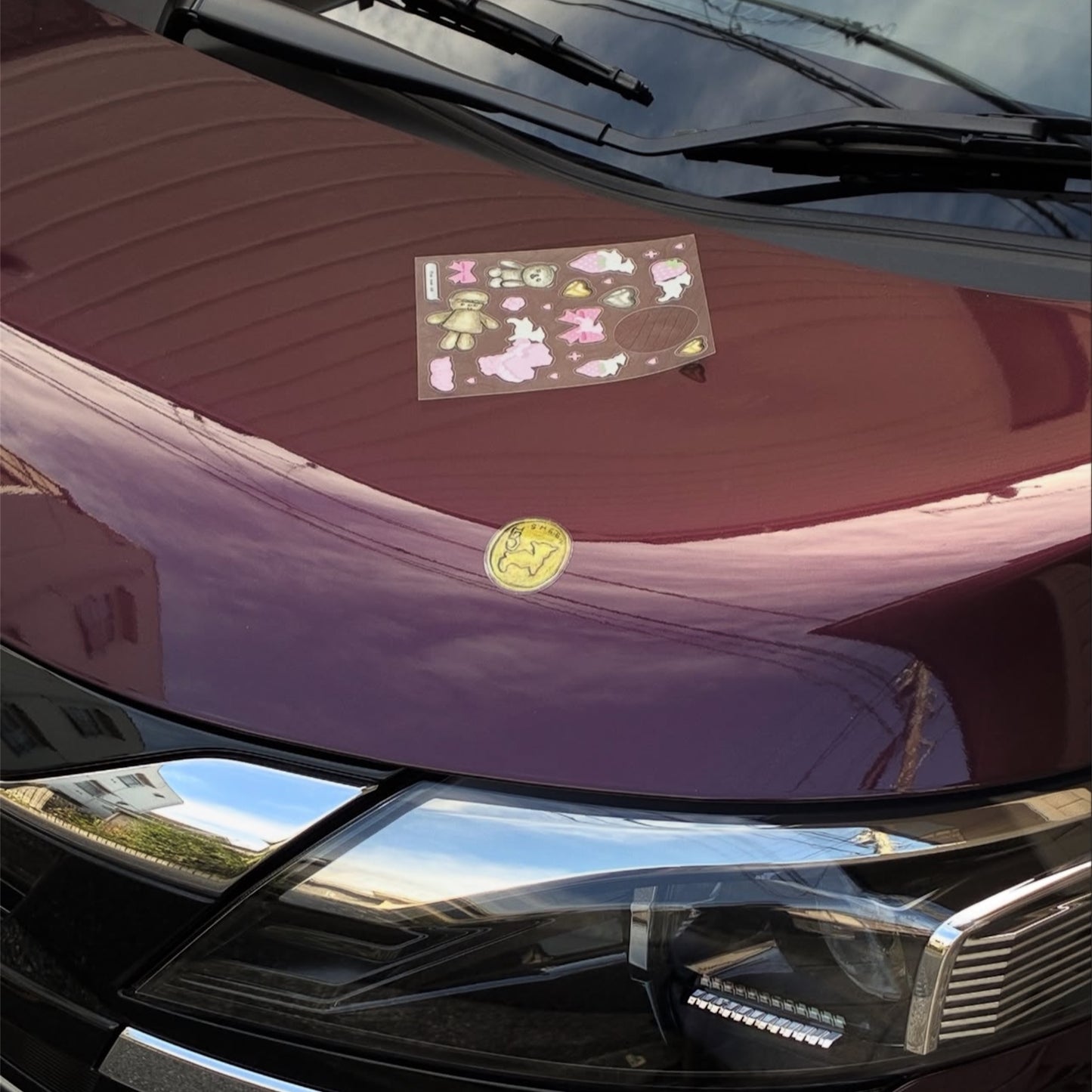 【SHEEP SOUVENIR】strawberry and sheep living sticker