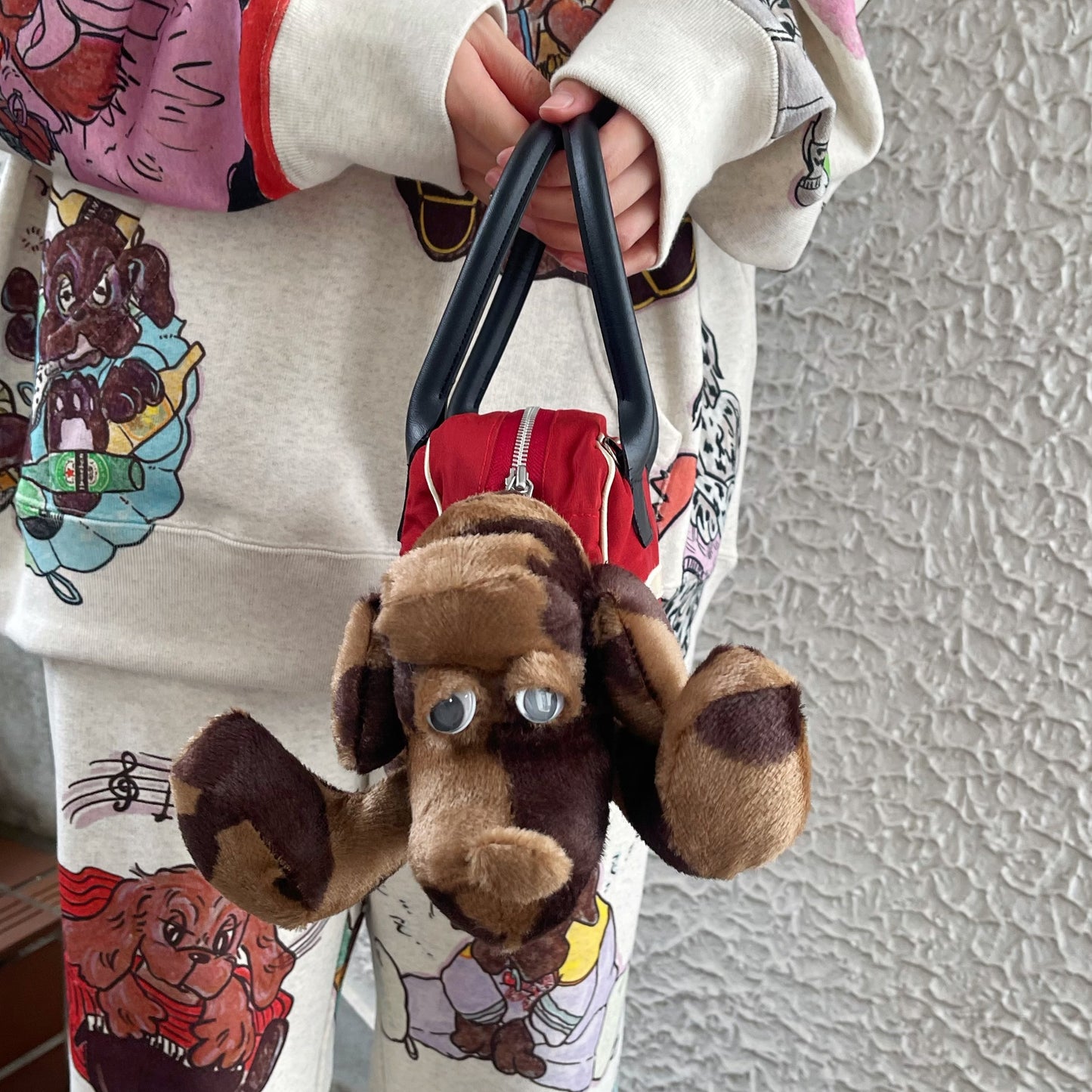 【SHEEP LIMITED】Penetrat dog bag / RED / ドッグバッグ