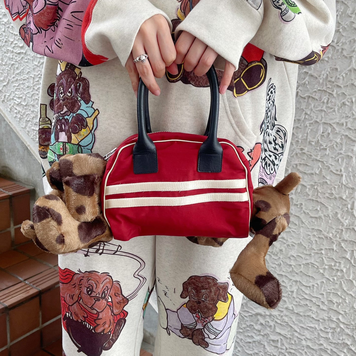 【SHEEP LIMITED】Penetrat dog bag / RED / ドッグバッグ
