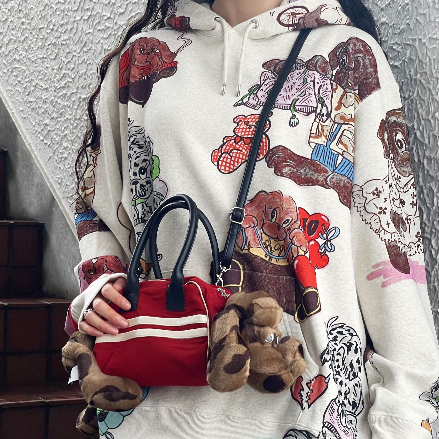 【SHEEP LIMITED】Penetrat dog bag / RED / ドッグバッグ