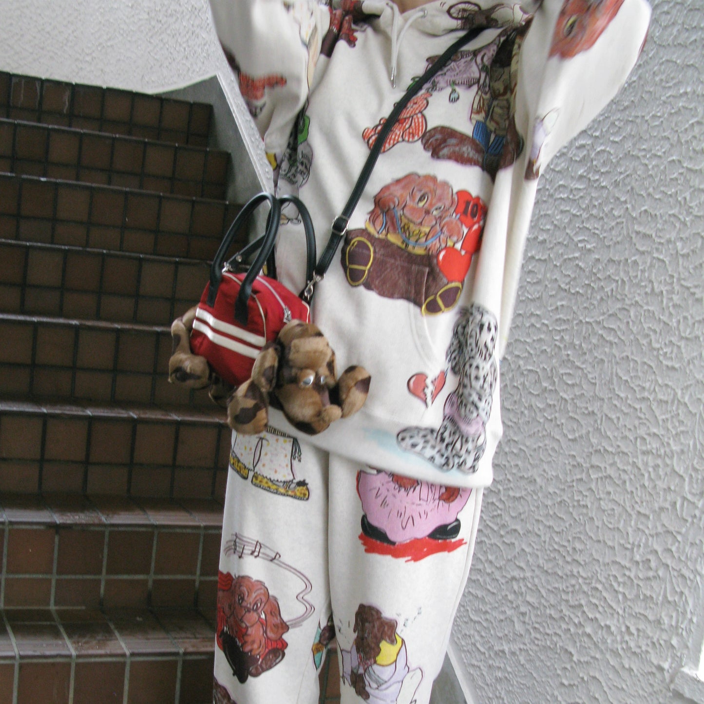 【SHEEP LIMITED】Penetrat dog bag / RED / ドッグバッグ