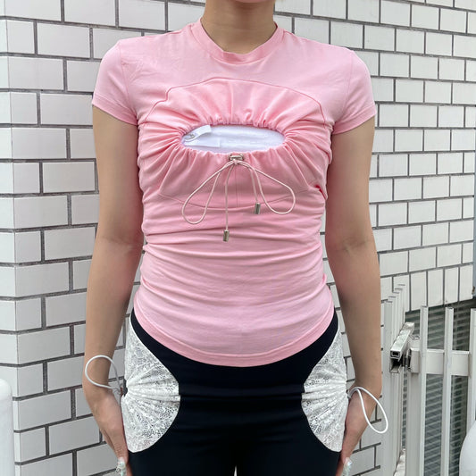 CIRCLE-TSHIRT / PINK / サークルTシャツ