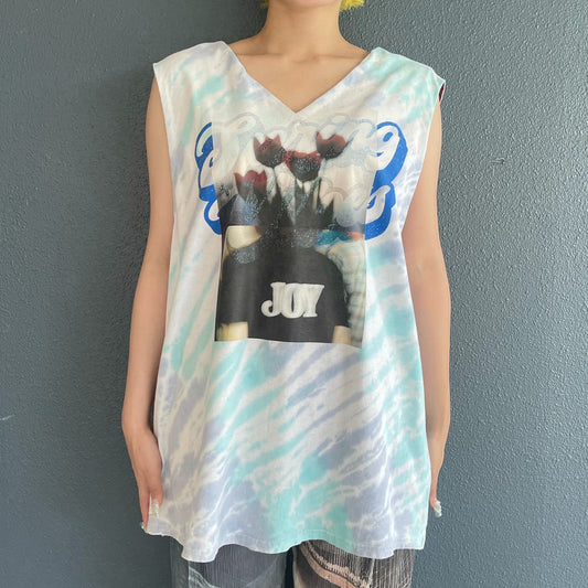 V NECK SLEEVELESS T / JOY / 2WAYグラフィックTシャツ