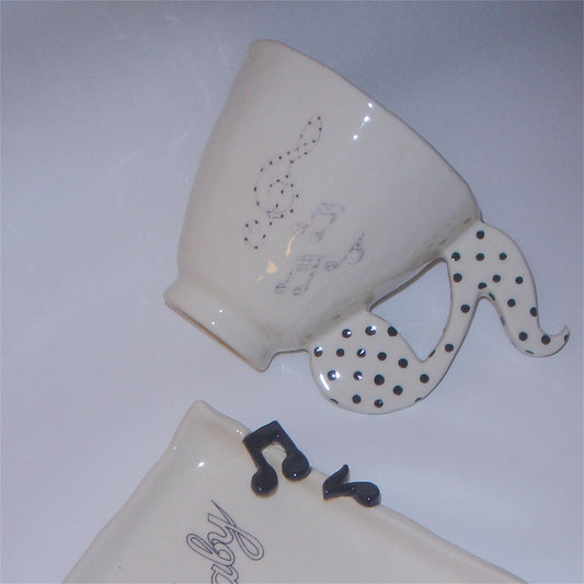Melody mug / black / メロディマグ
