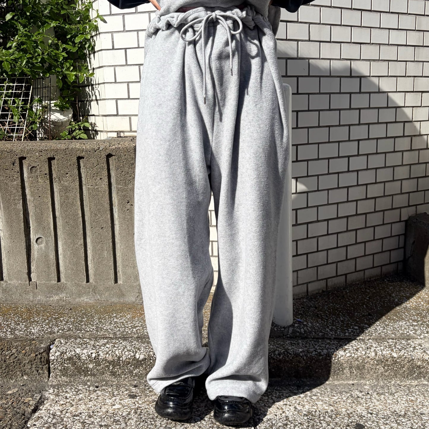 WORN HOME PANTS / GRAY / フリーススウェットパンツ