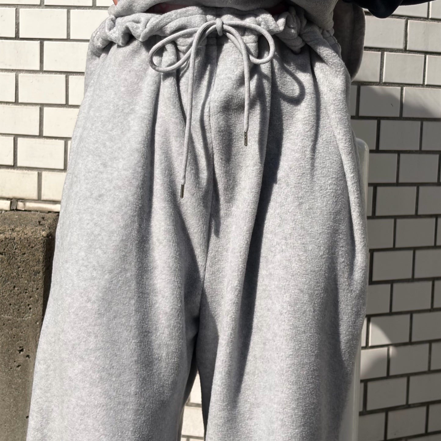 WORN HOME PANTS / GRAY / フリーススウェットパンツ