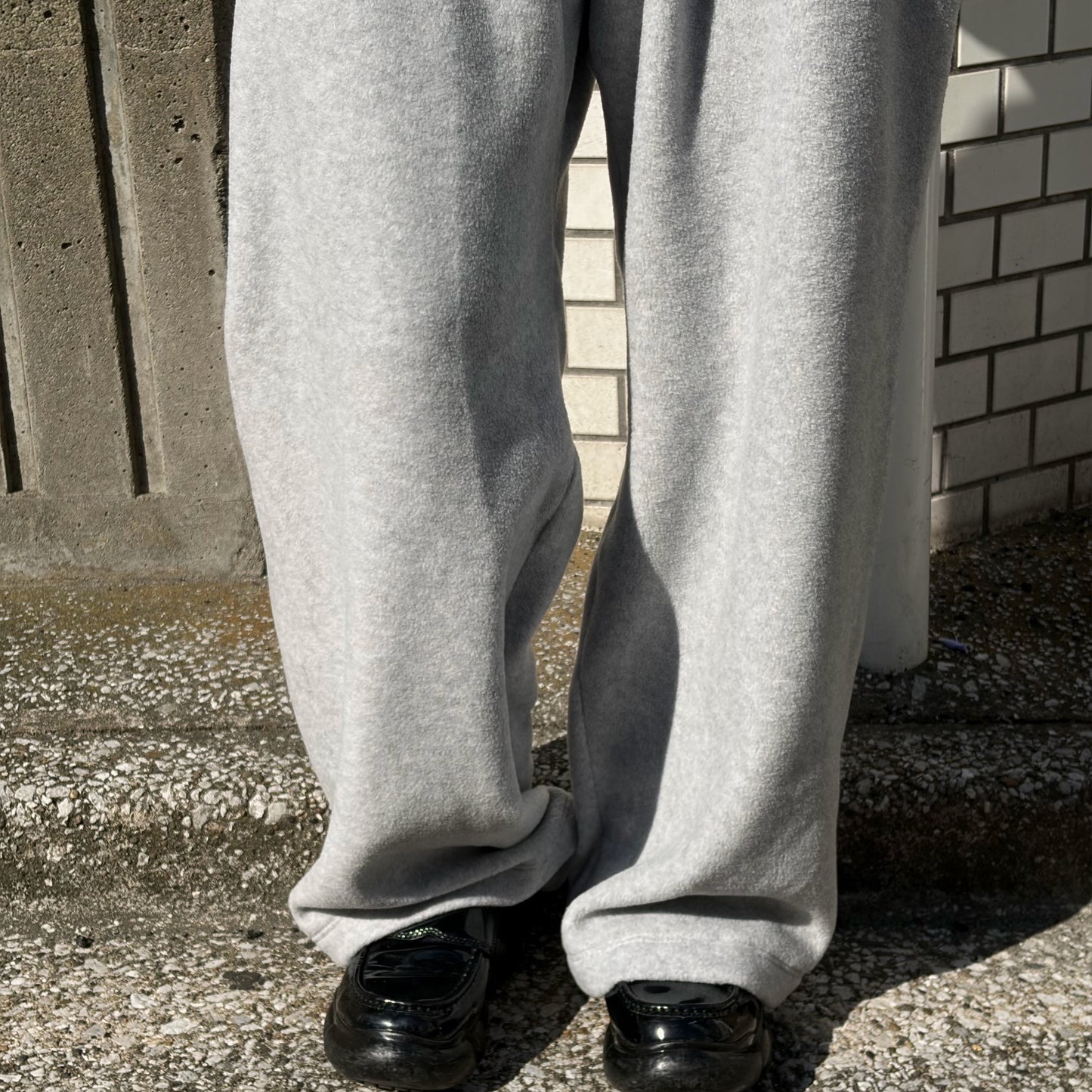 WORN HOME PANTS / GRAY / フリーススウェットパンツ
