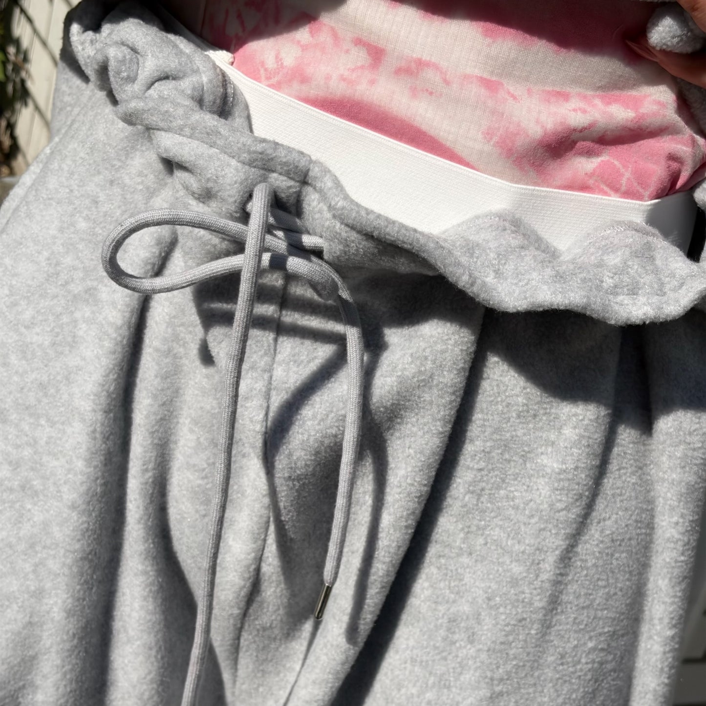 WORN HOME PANTS / GRAY / フリーススウェットパンツ