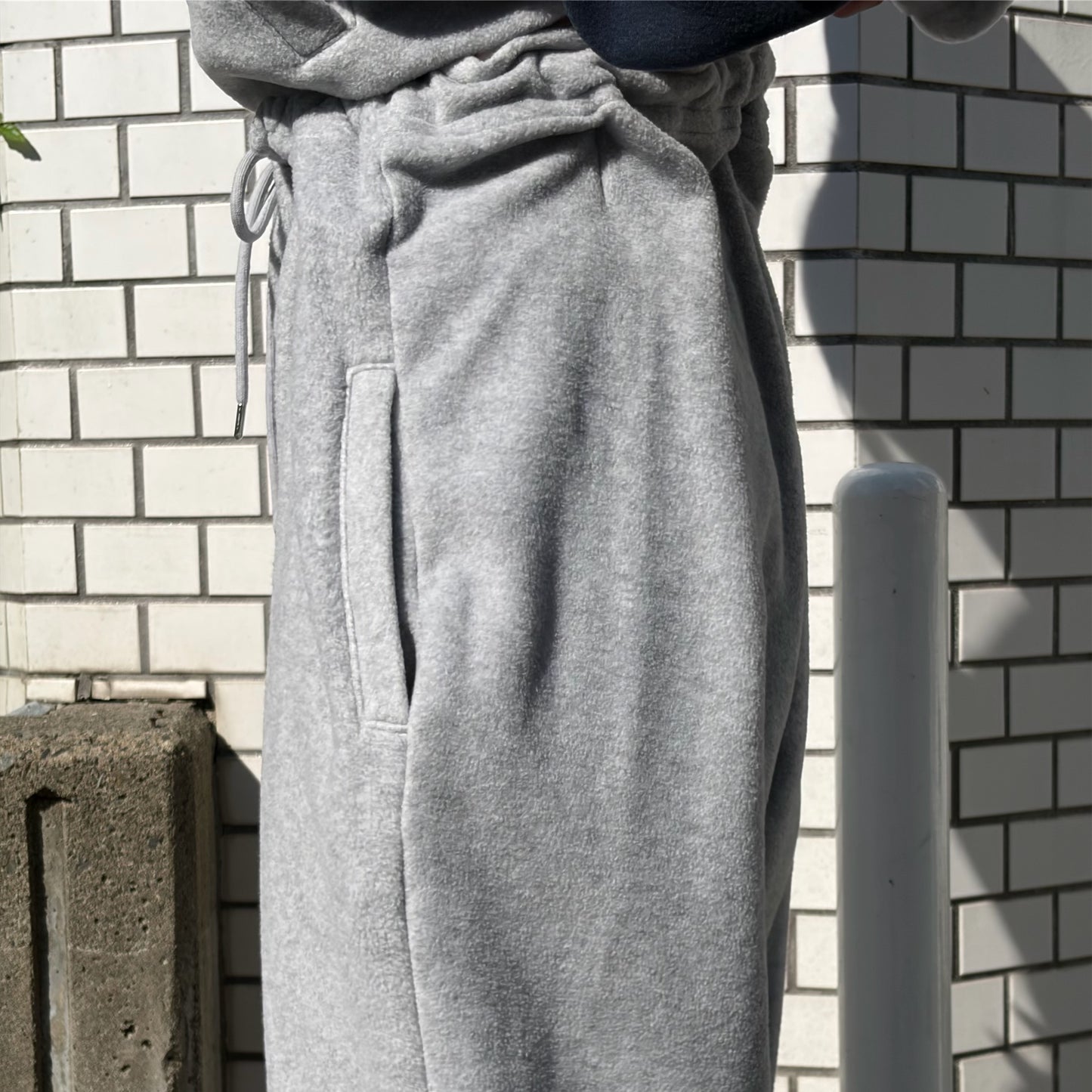 WORN HOME PANTS / GRAY / フリーススウェットパンツ