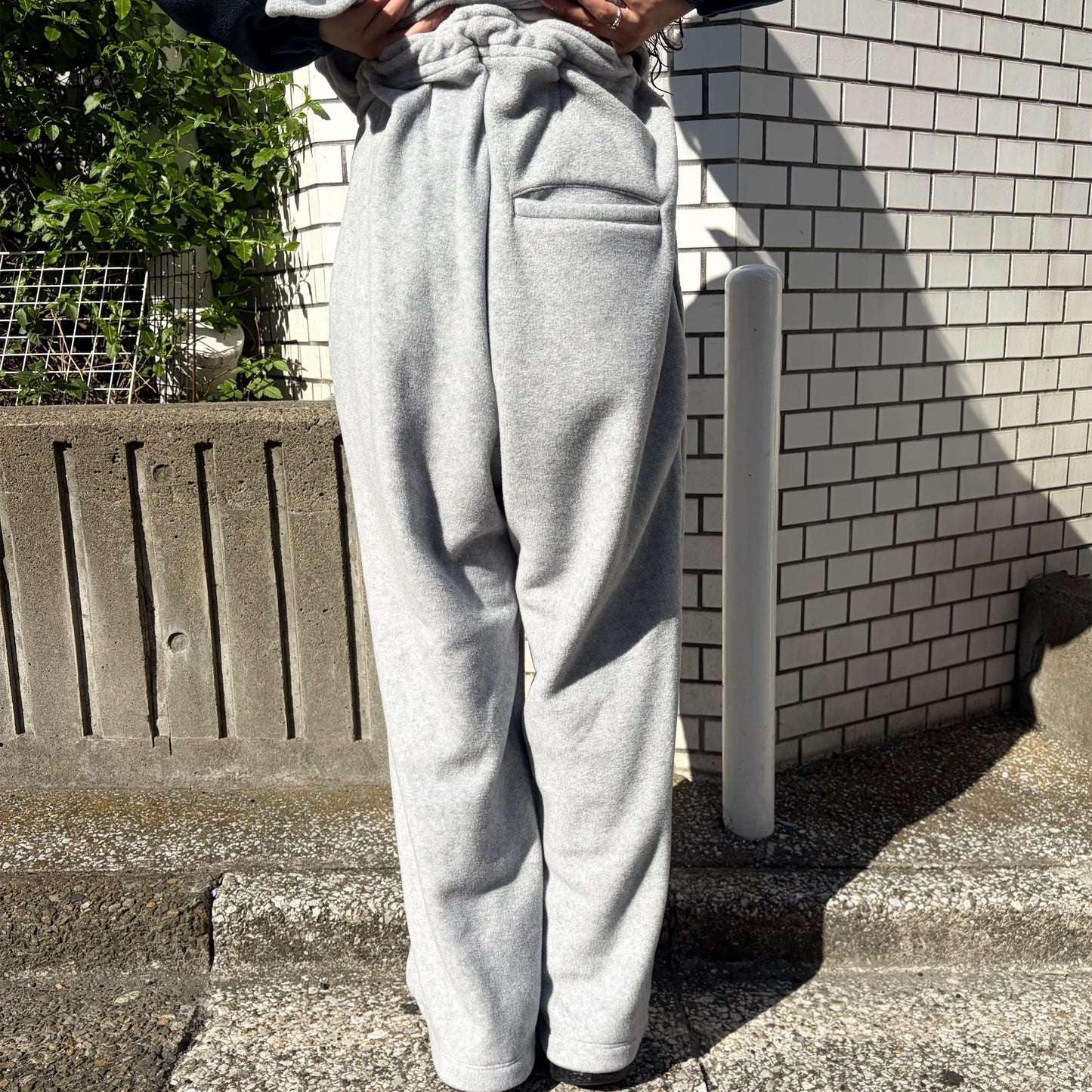 WORN HOME PANTS / GRAY / フリーススウェットパンツ
