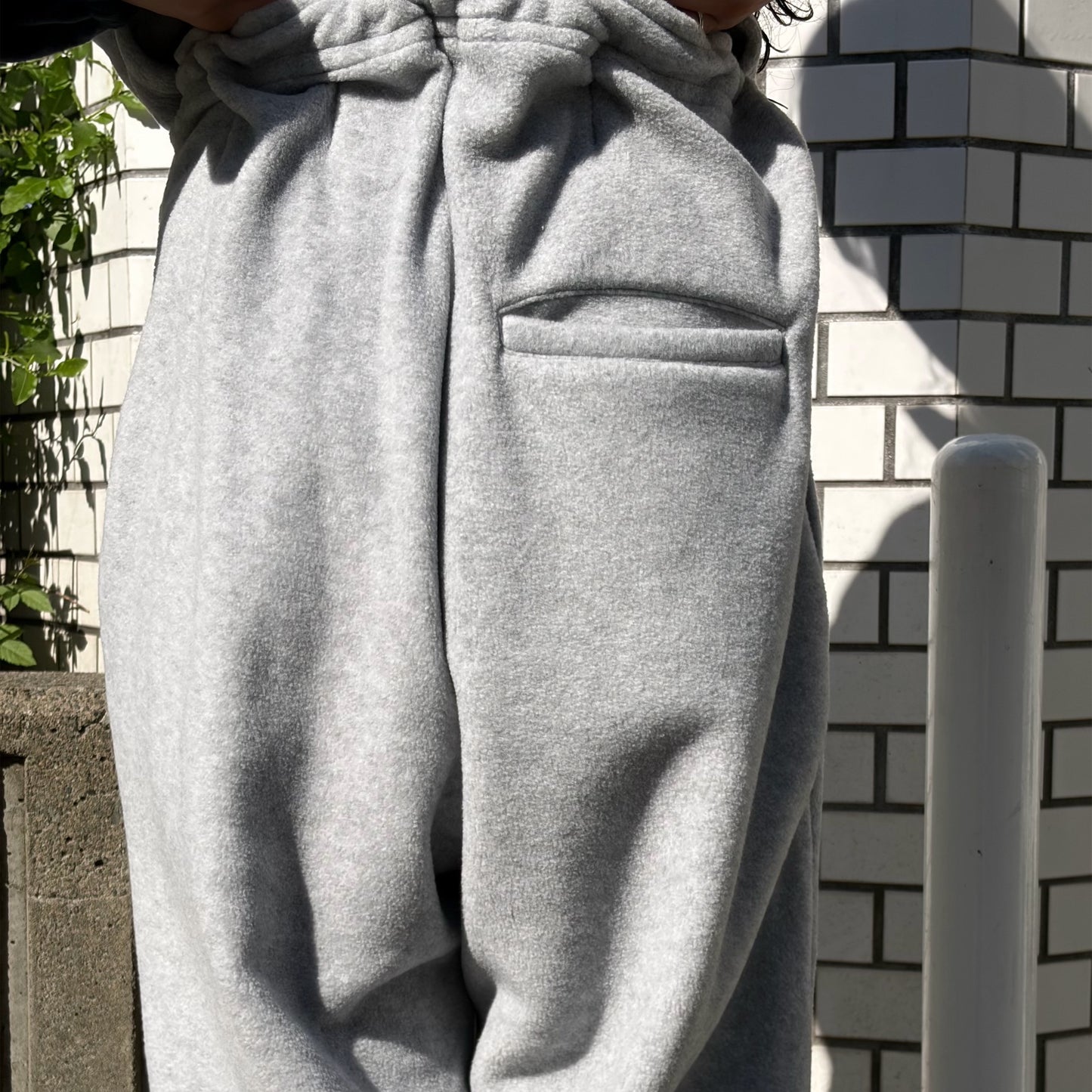 WORN HOME PANTS / GRAY / フリーススウェットパンツ