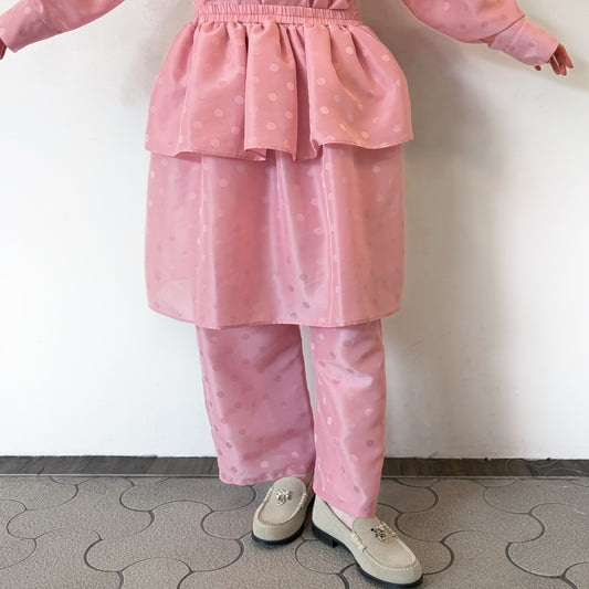 【SHEEP LIMITED】Hid dot skirt pants / PINK / キャットスカートパンツ