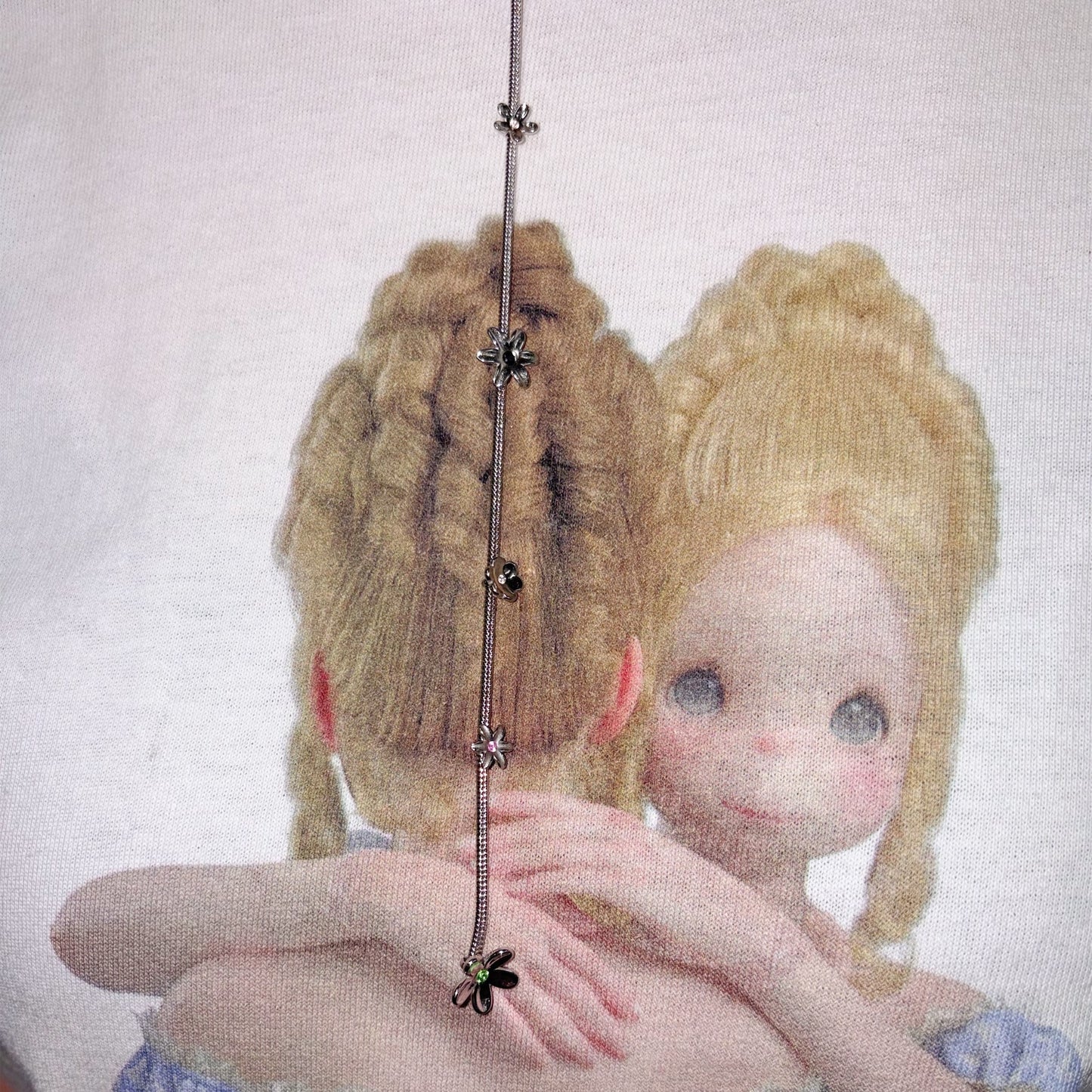 Blossom Bolo / Silver / フラワーネックレス
