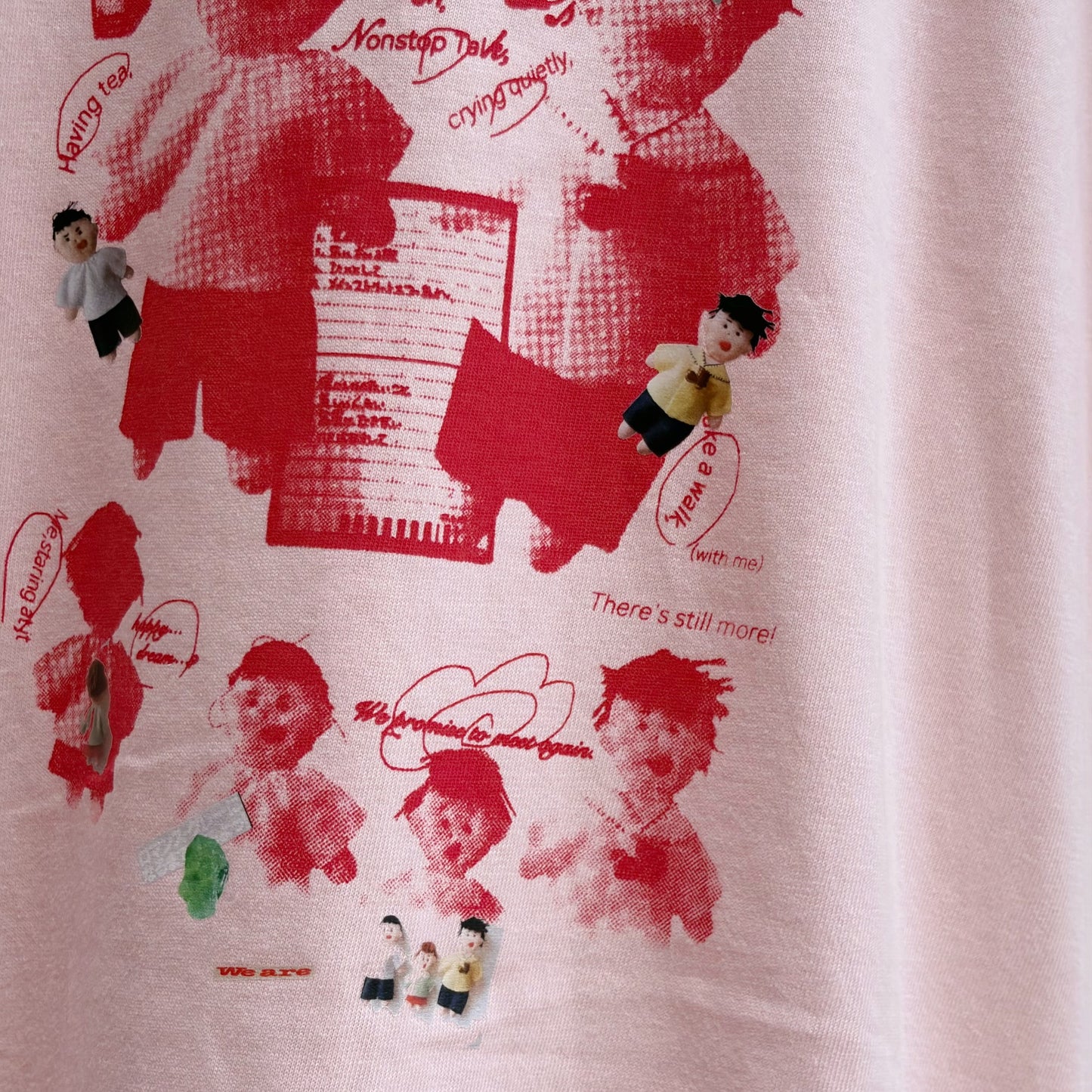We are 友 T-shirt / Pink / プリントTシャツ