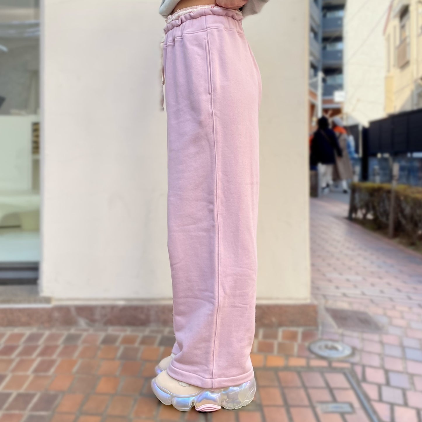 Layered Jogger Pants / Lavender / フリルスウェットパンツ