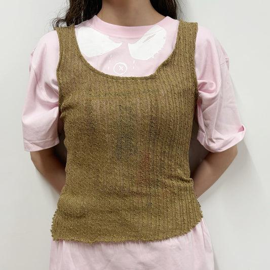 TANK TOP / brown / タンクトップ