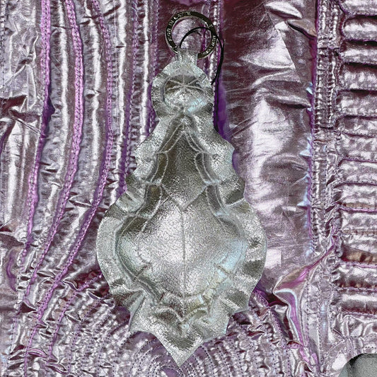 CHANDELIER KEYCHAIN / SILVER / キルティングキーホルダー