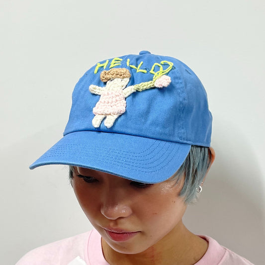 Doll cap / Blue / ドールキャップ
