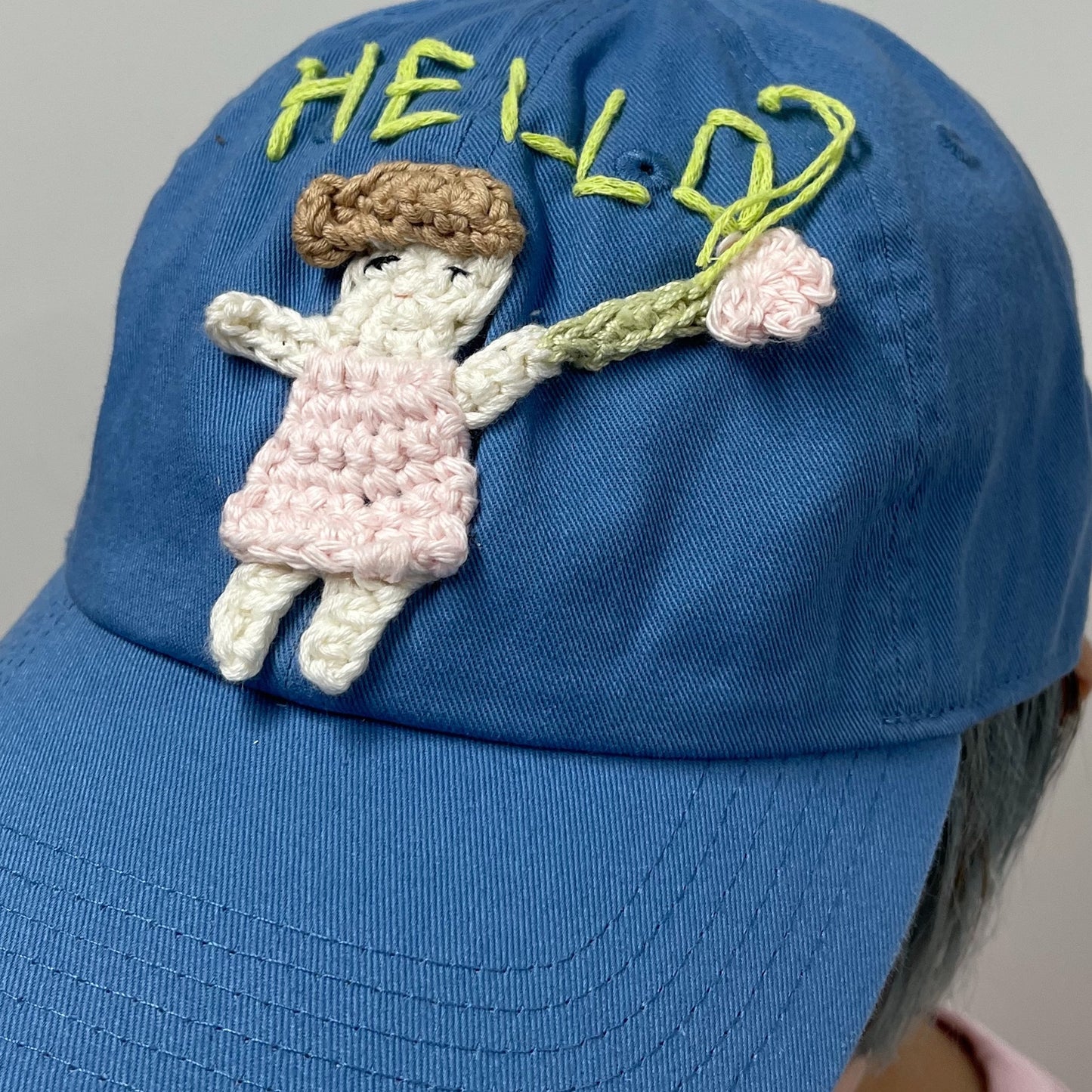 Doll cap / Blue / ドールキャップ