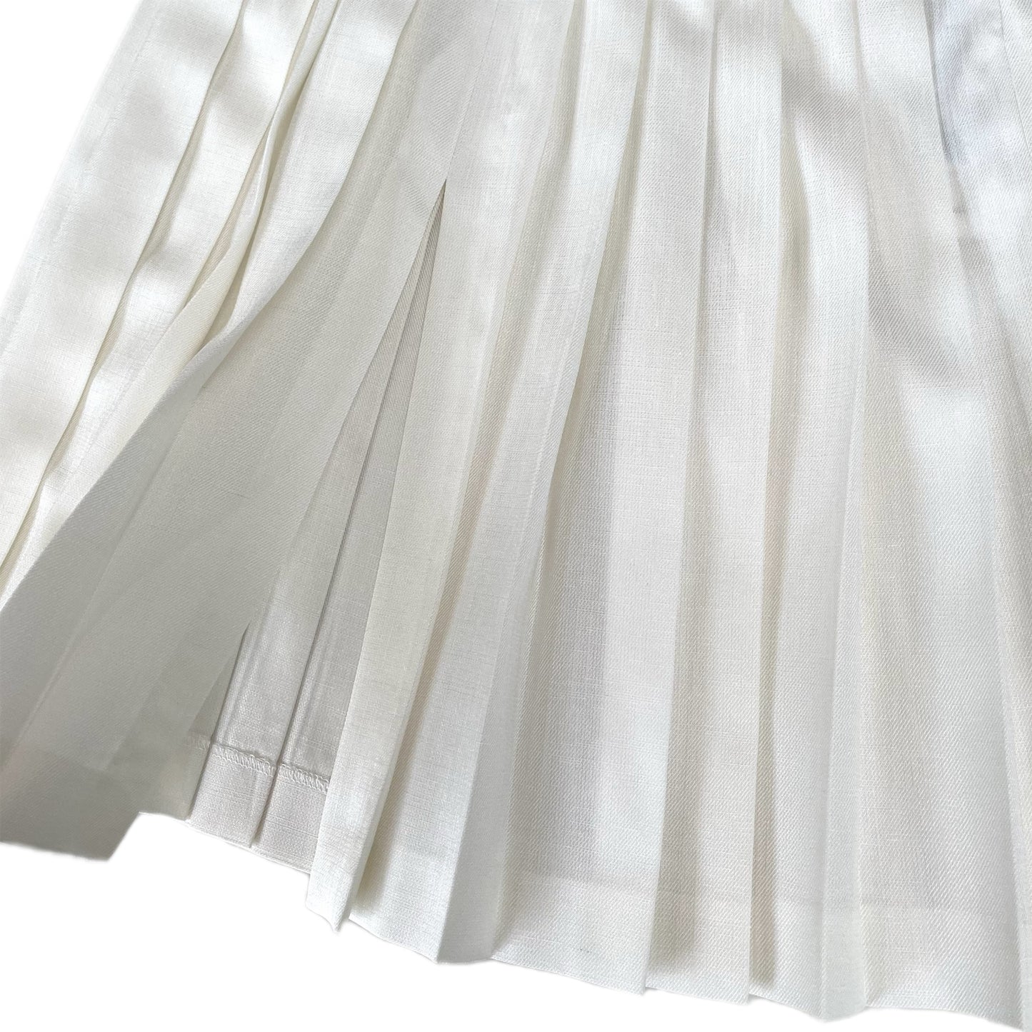 Prayer pleats skirt / WHITE / プリーツスカート