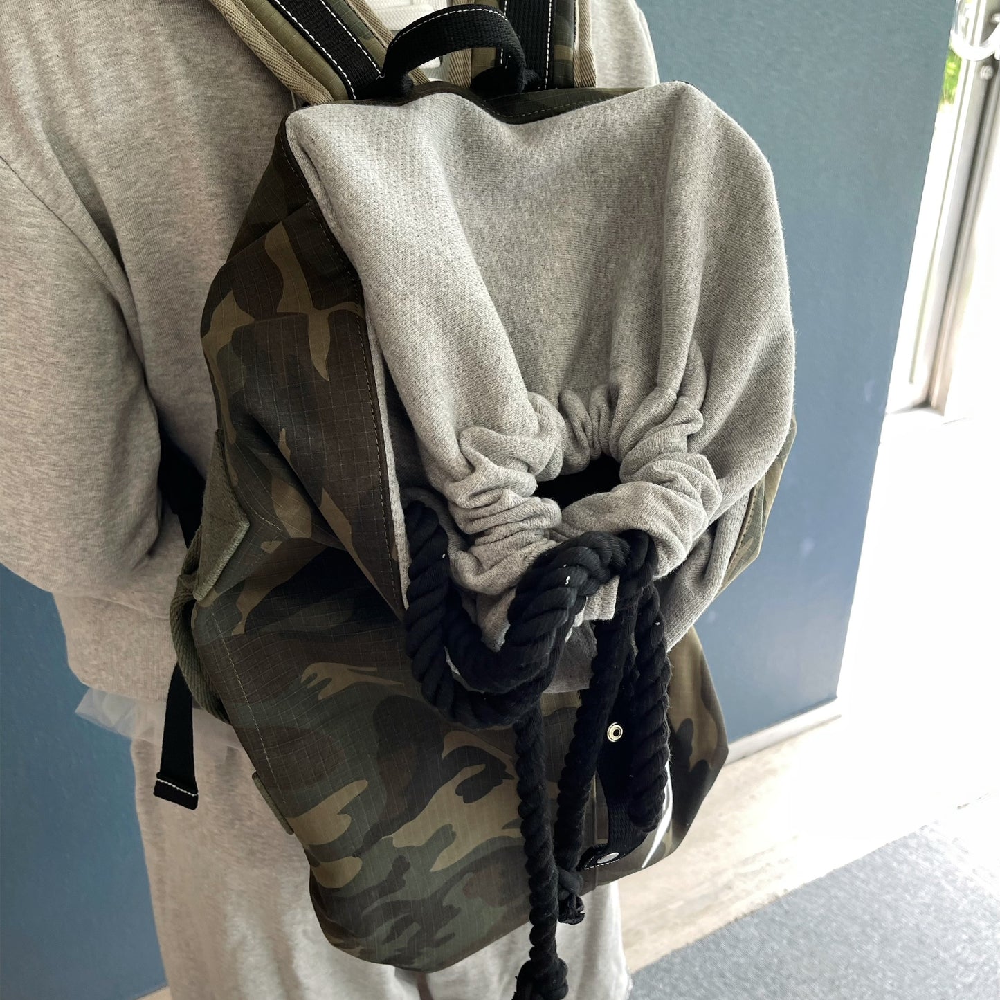 [fa.er.ie] rope loose skater backpack / camo / カモスケーターバックパック