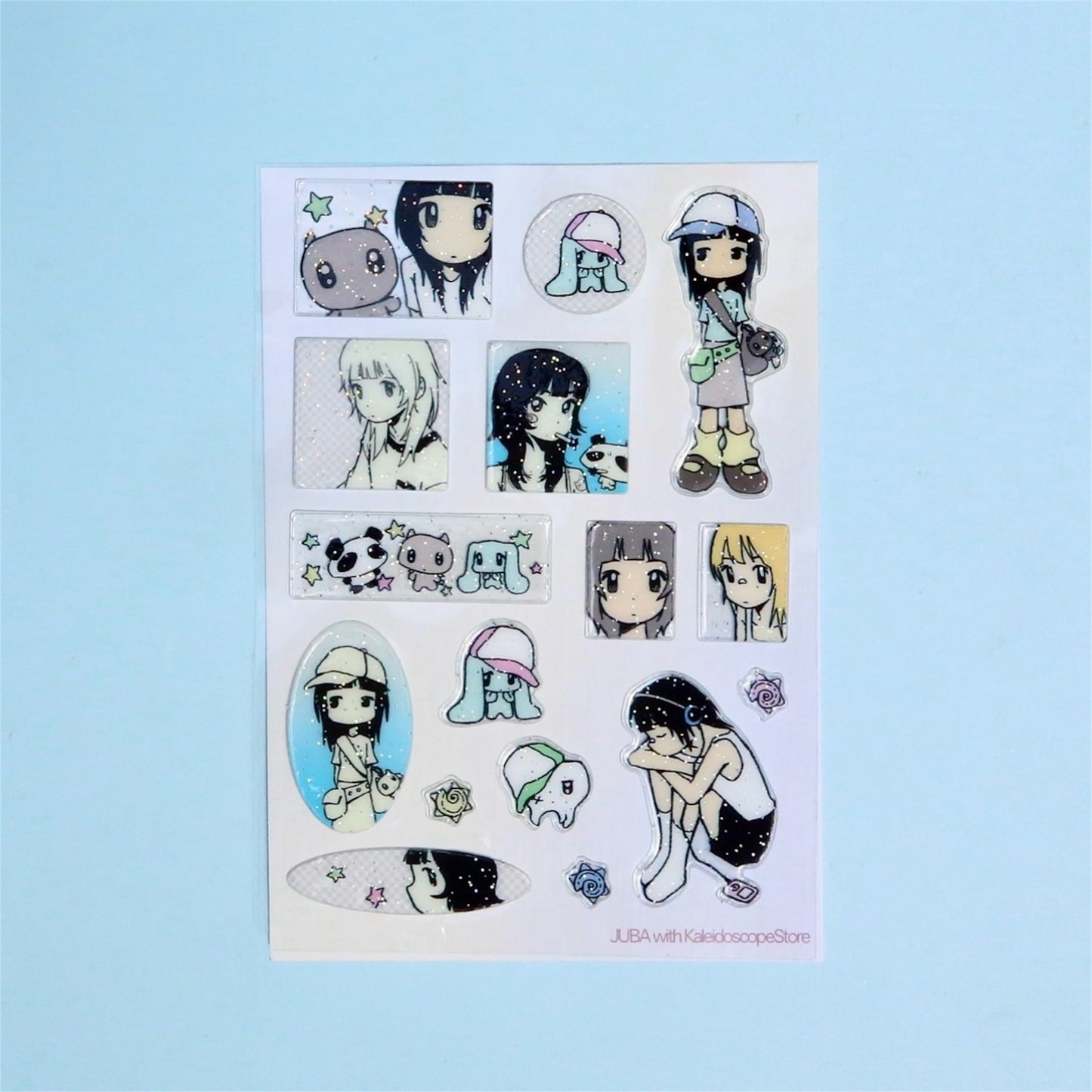 【JUBA】3D Block Sticker / ステッカー