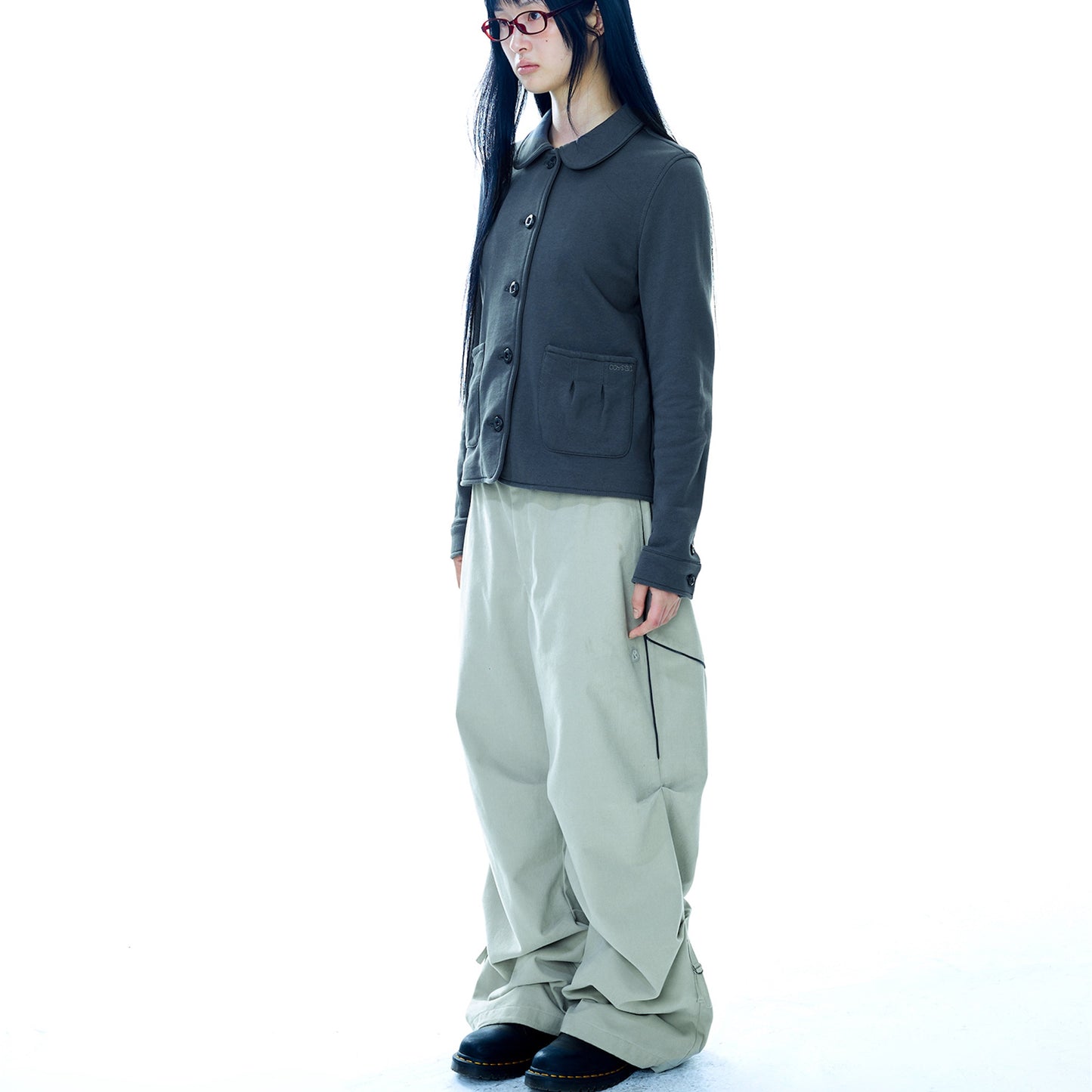 STRAP LINE PANTS / BEIGE / ストラップラインパンツ